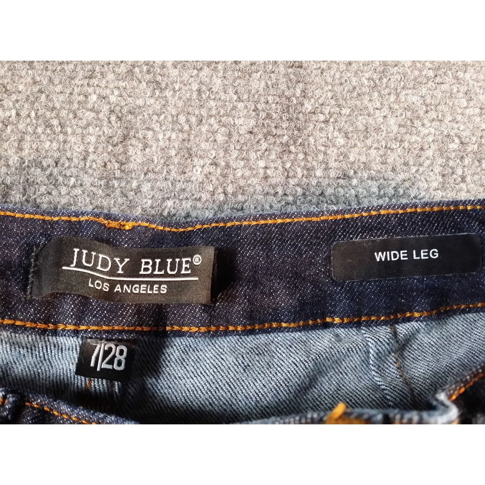 Judy Blue Judy Blue Darling High Rise Jeans Men Sz 7/28 Wide Leg Front Size 28" / US 6 / IT 42 - 6 Thumbnail