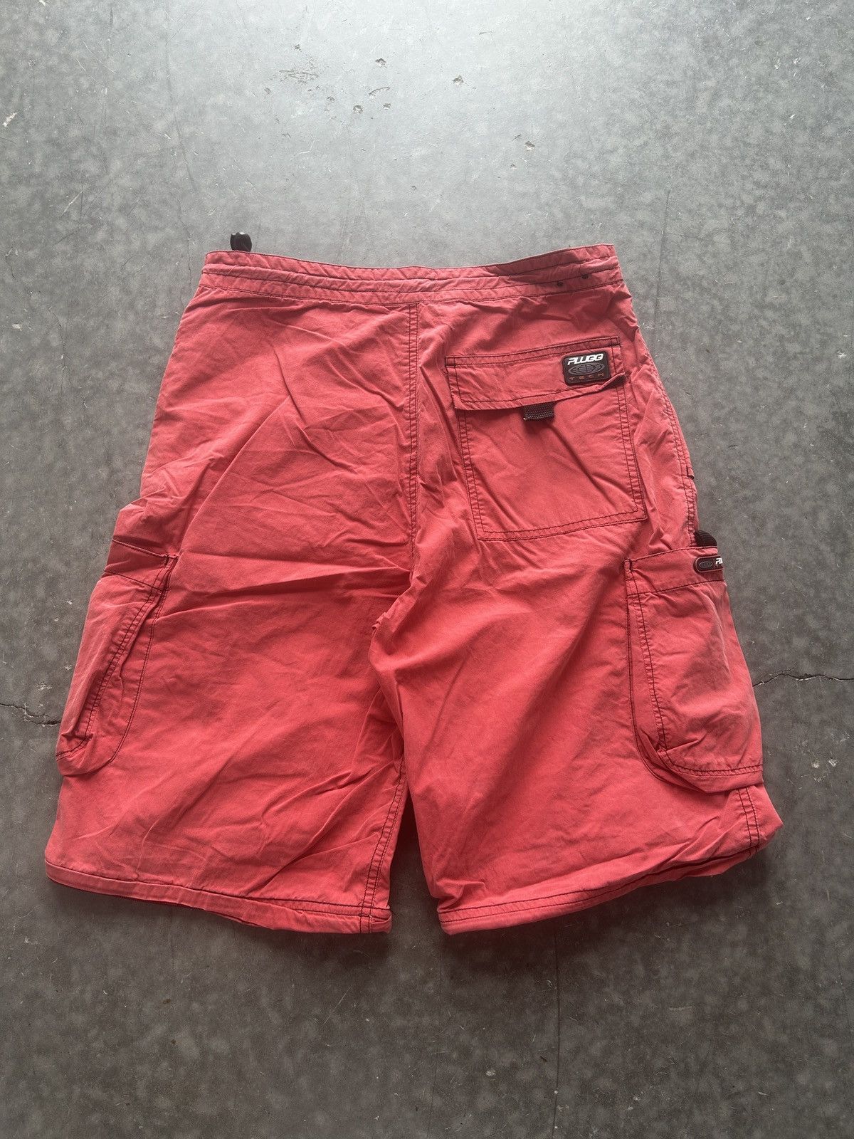 Vintage Vintage Y2K Plugg Nylon Cargo Shorts Size US 29 - 7 Thumbnail