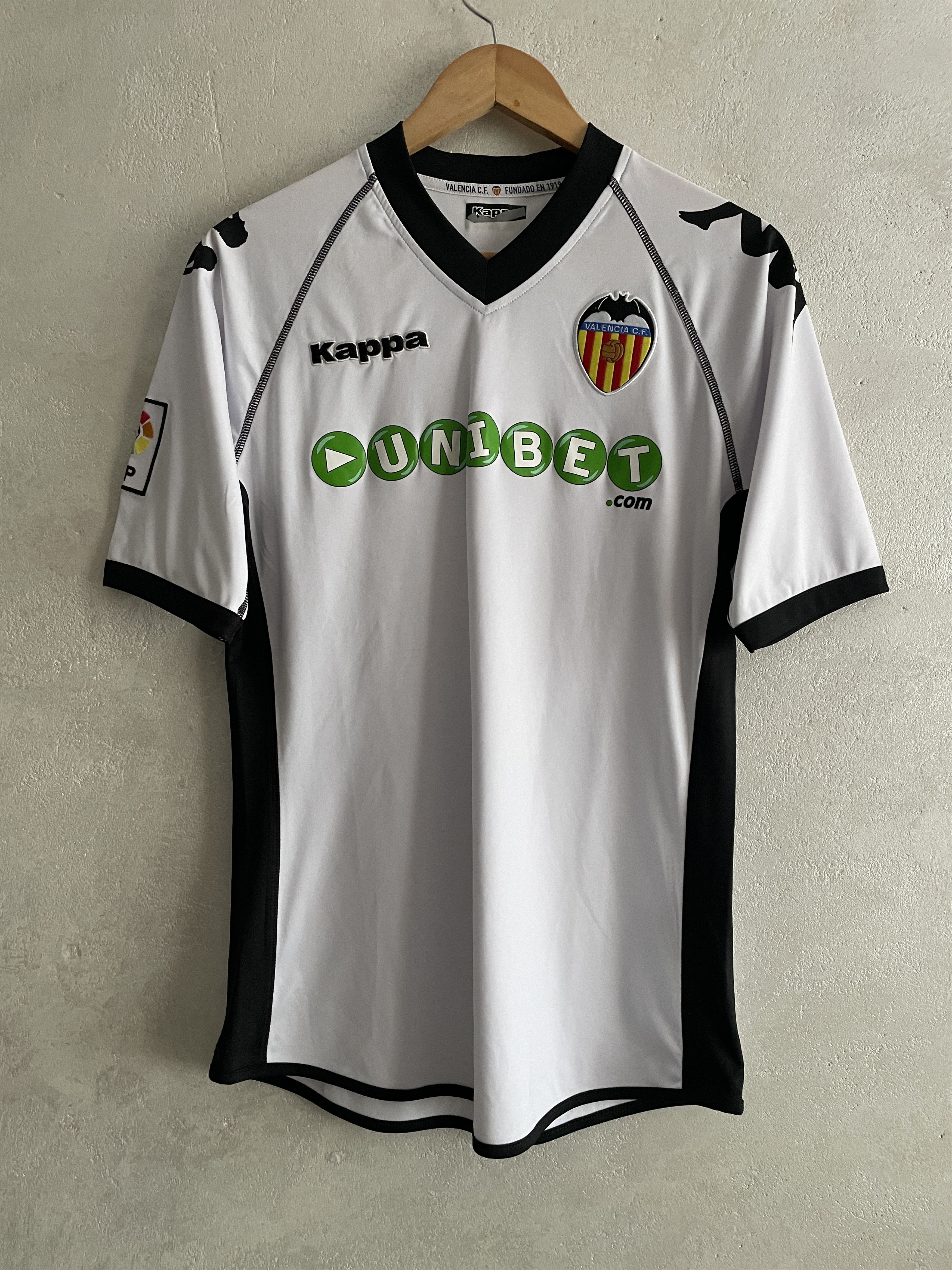 Kappa Vintage Valencia Home Shirt 2009 2010 Soccer Jersey Size US M / EU 48-50 / 2 - 1 Thumbnail