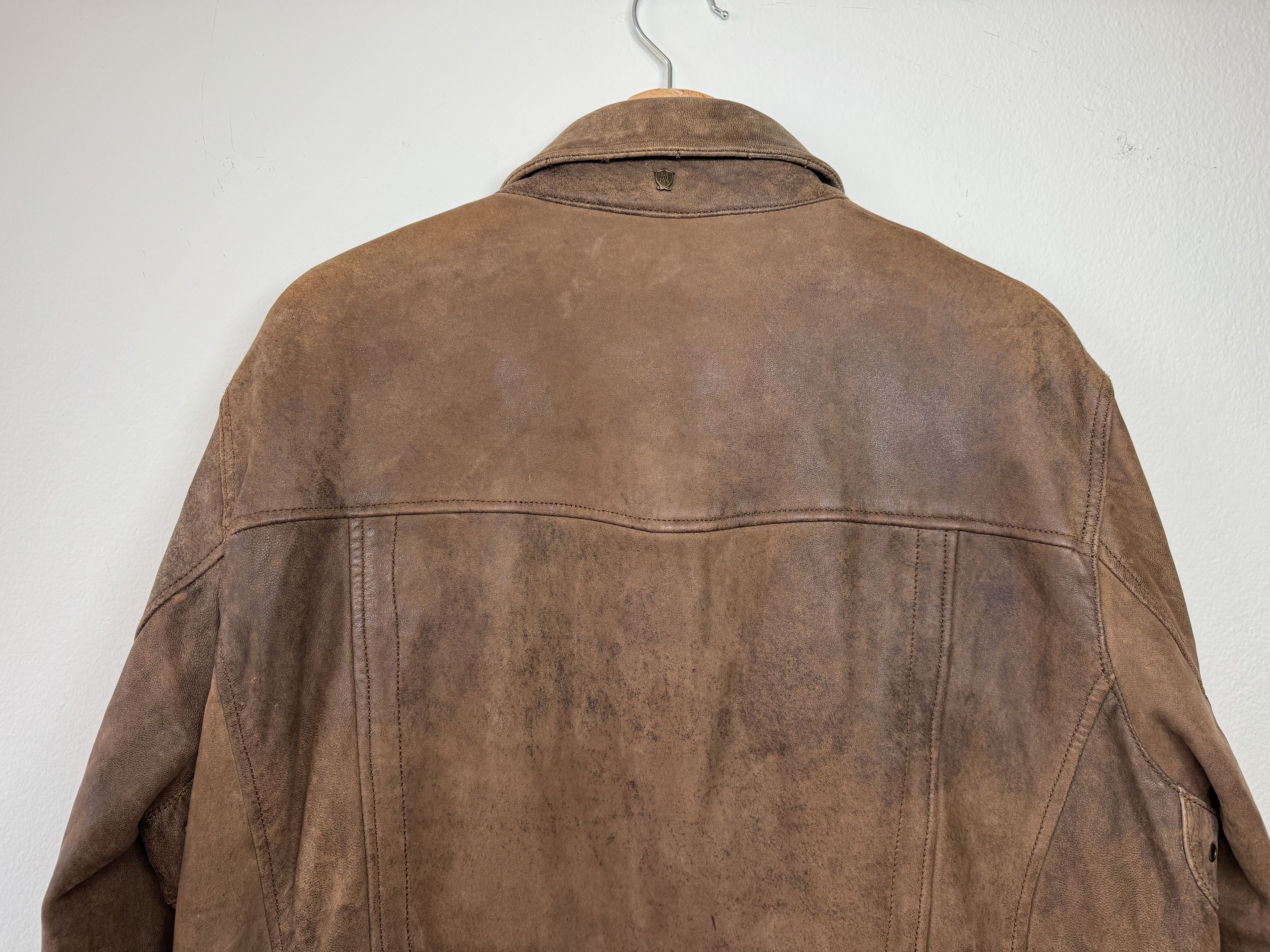Massimo Dutti Massimo Dutti lamb sheep leather jacket brown XXL Size US XXL / EU 58 / 5 - 10 Thumbnail