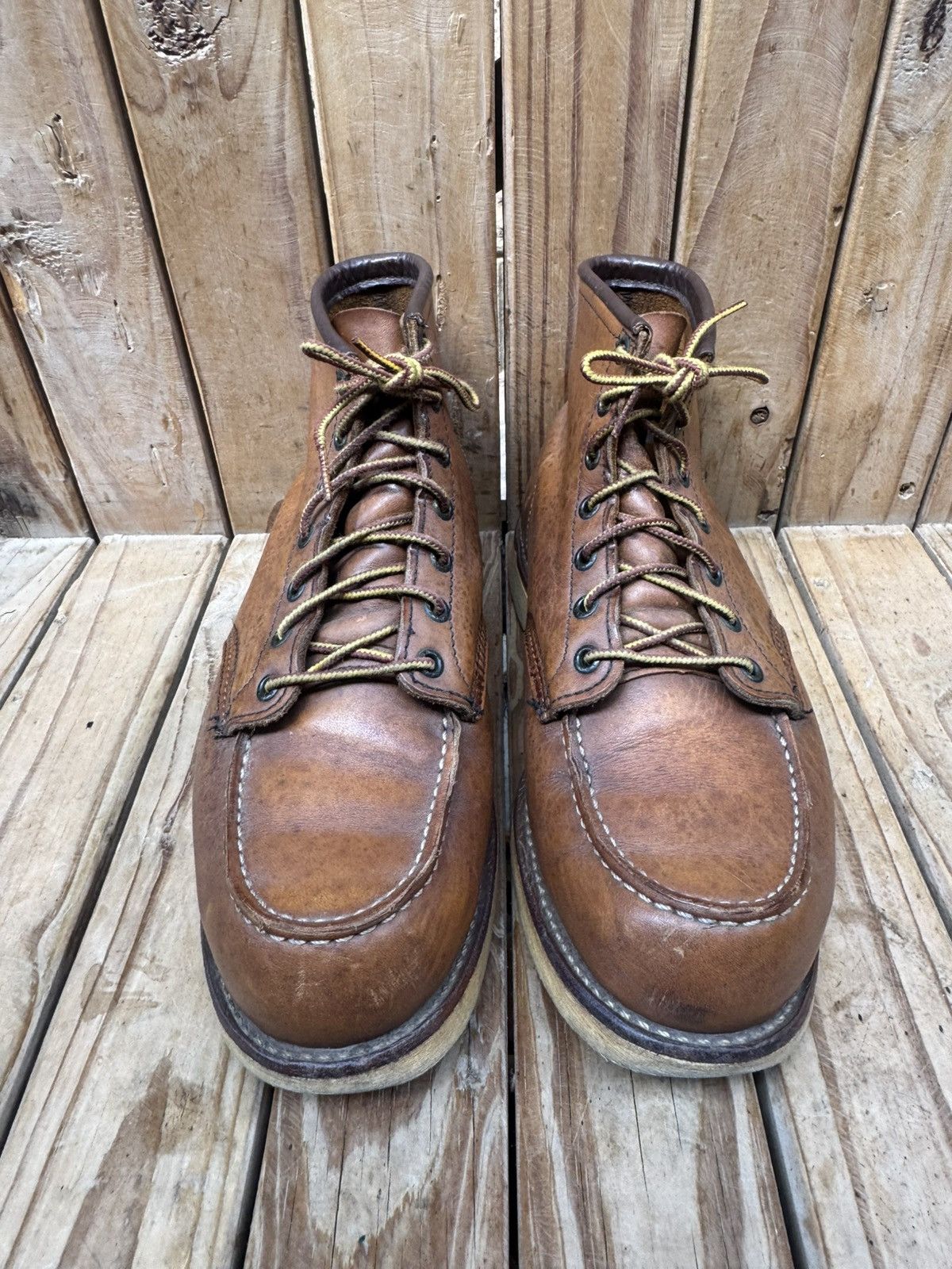 Red Wing Red wing 875 brown Moc Toe Leather boots sz UK 8 US 9 E Size US 9 / EU 42 - 11 Thumbnail