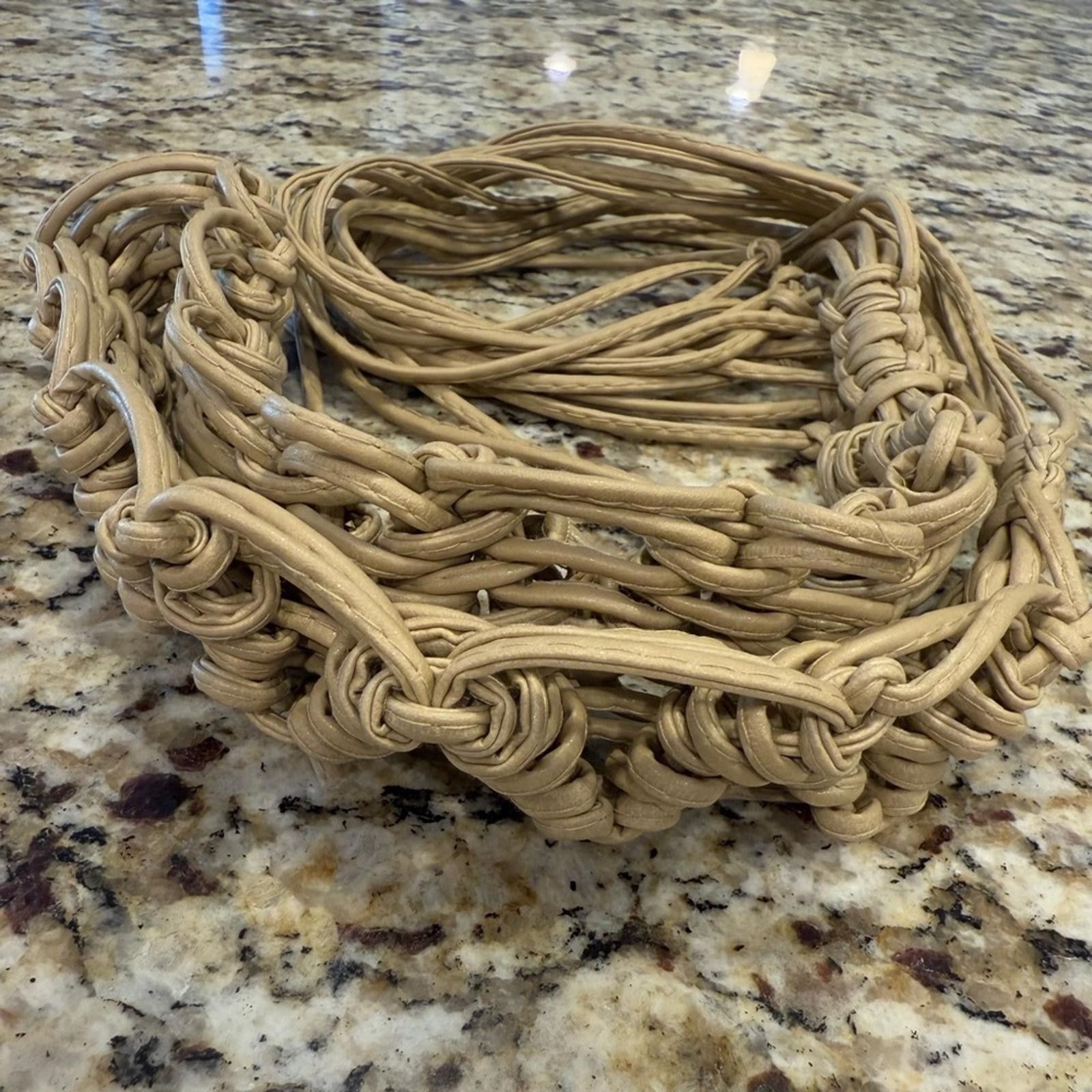 Other Tan bohemian braided rope belt tassel ends 51” length Size ONE SIZE - 3 Thumbnail