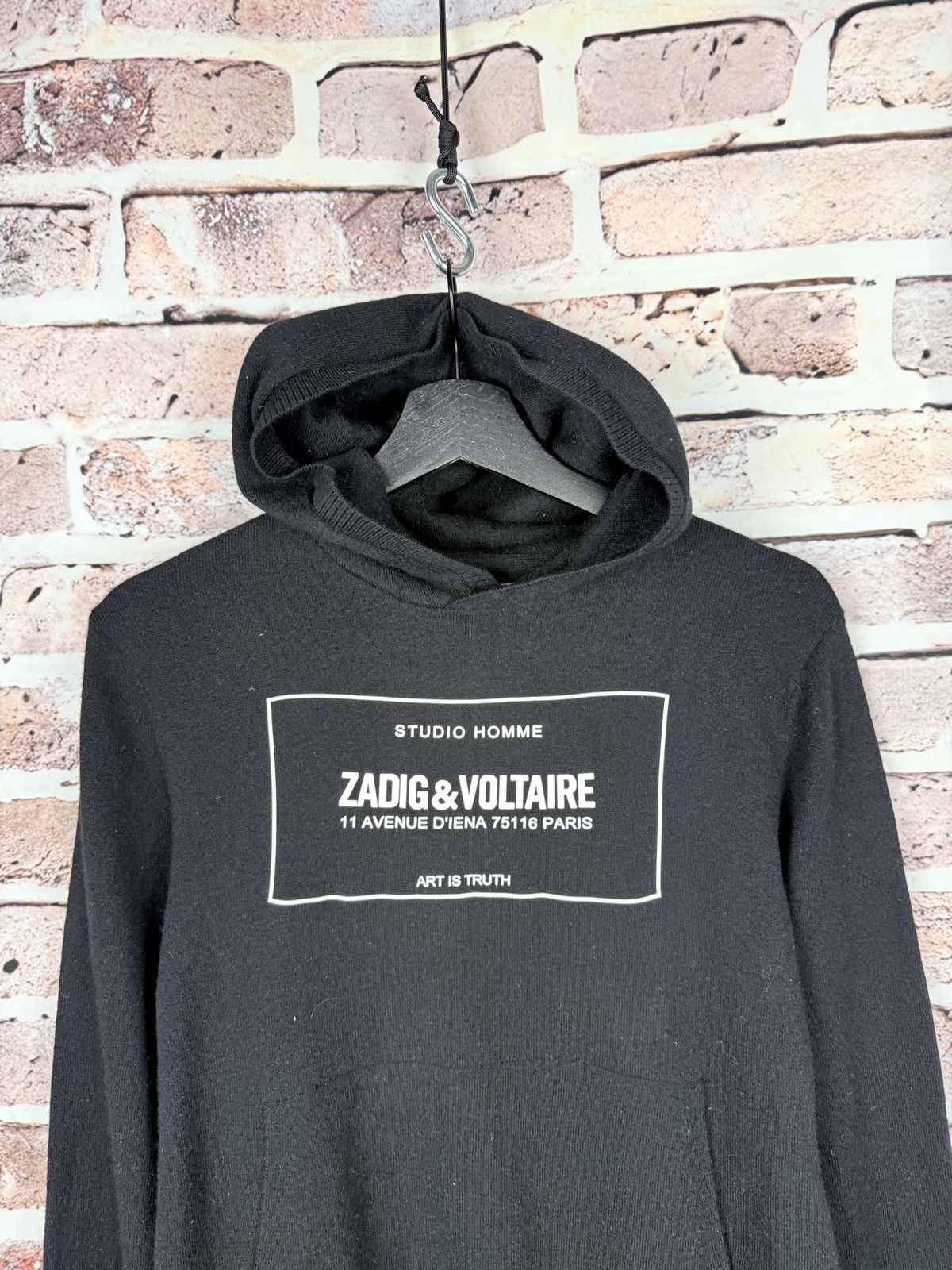 Designer × Zadig & Voltaire Very rare zadig & voltaire wool oversize sweater hoodie Size S / US 4 / IT 40 - 2 Thumbnail