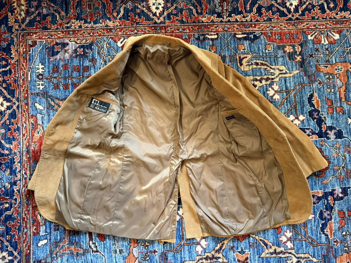 Other Vintage Beige Corduroy Blazer Size 36R - 5 Thumbnail