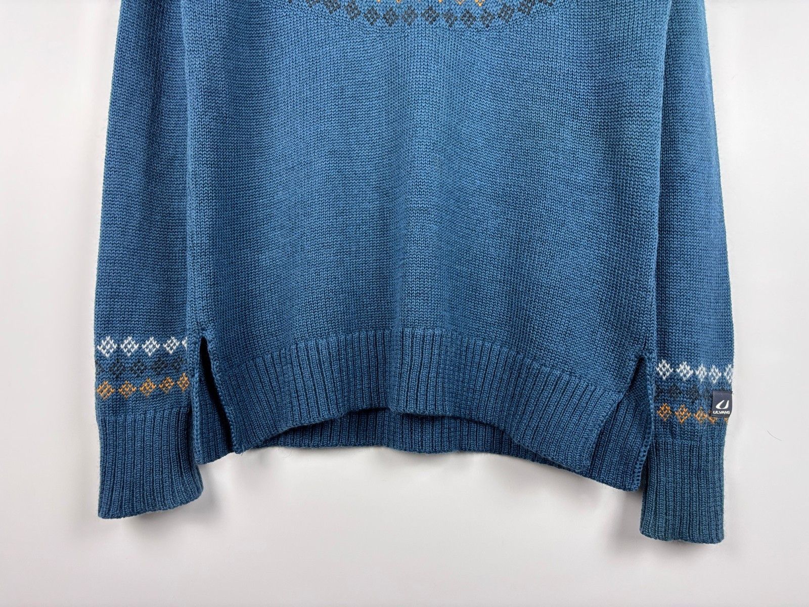 Ulvang Ulvang Tyrol Fair Isle Sweater Wool Tencel Norway Jumper L Size L / US 10 / IT 46 - 3 Thumbnail