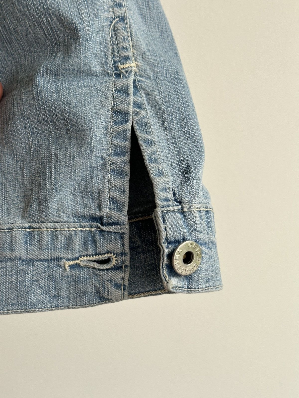 Dolce & Gabbana 90s Archive DOLCE & GABBANA VINTAGE DENIM JACKET Blue Size M Size M / US 6-8 / IT 42-44 - 7 Thumbnail