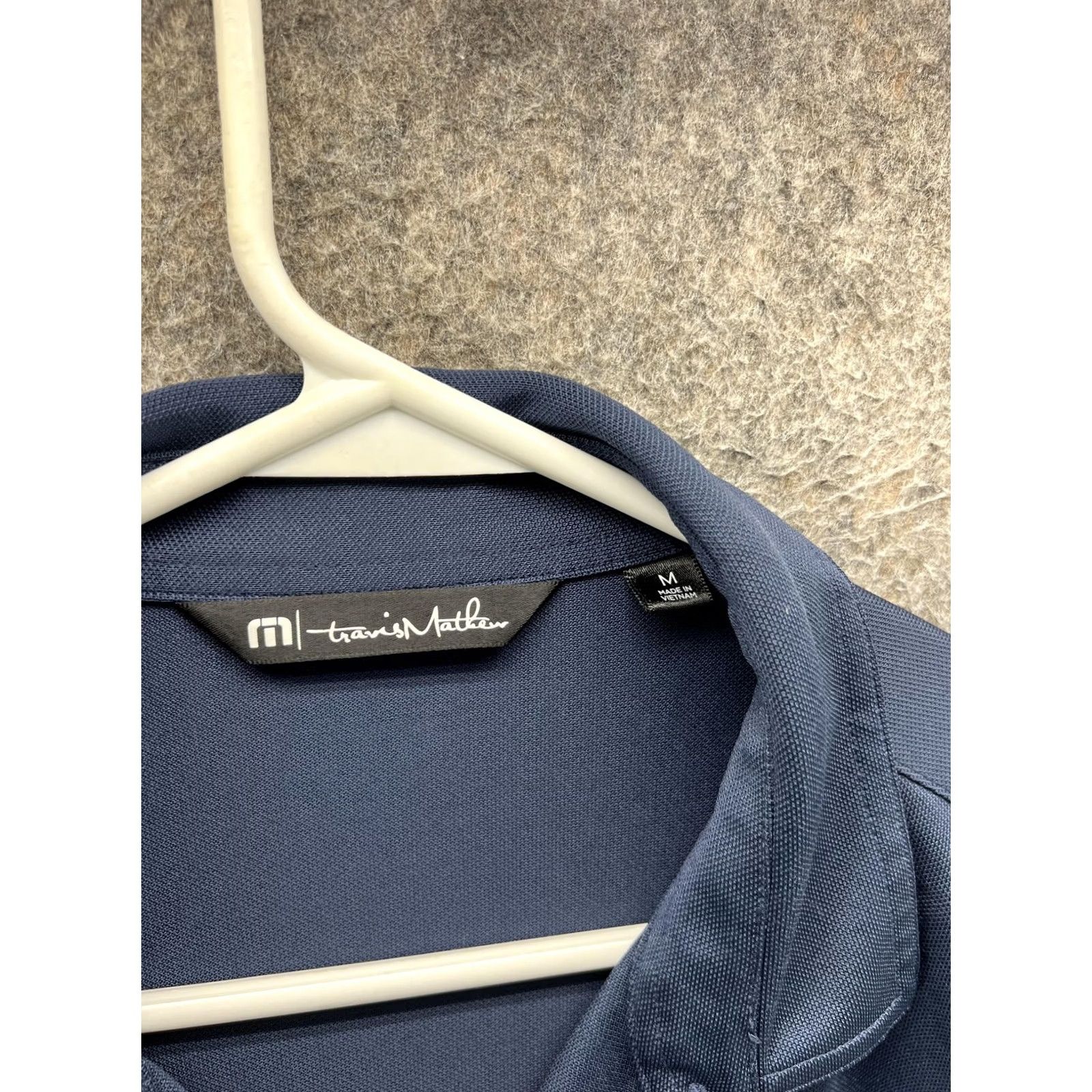 TravisMathew Travis Mathew Polo Shirt Mens Medium Blue Gray Stripe Golf Casual Short Sleeve Polo Shirt Mens M Blue Gray Stripe Golf Casual Short Sleeve Mens Size US M / EU 48-50 / 2 - 2 Thumbnail
