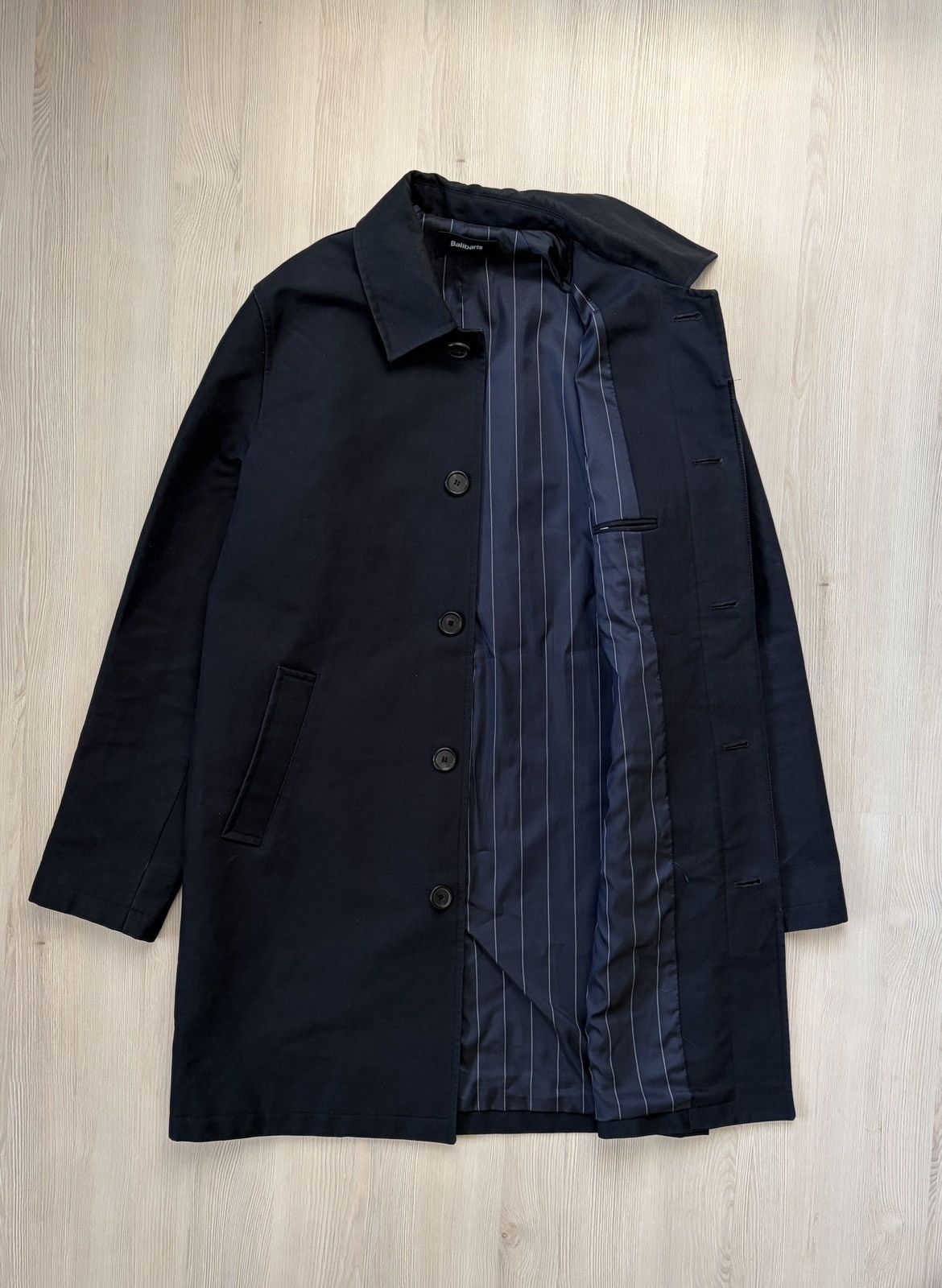 Balibaris Balibaris Dark Blue Rain Mac Coat Size US M / EU 48-50 / 2 - 10 Thumbnail