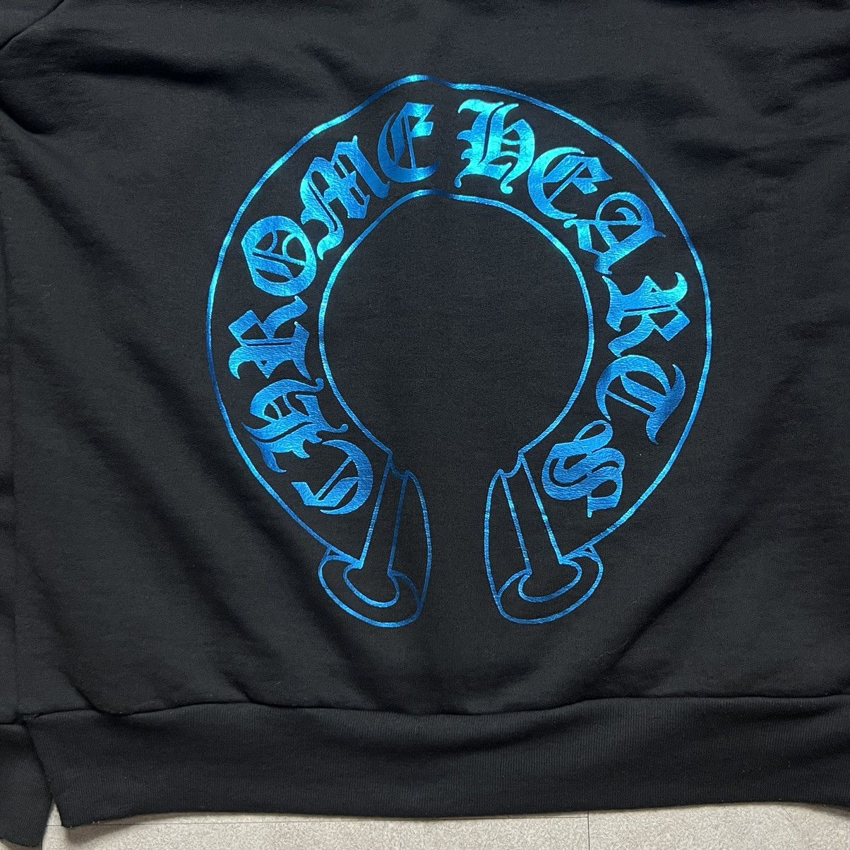 Chrome Hearts Chrome hearts Old Metallic Blue Scroll Logo Thermal Hoodie Size US S / EU 44-46 / 1 - 3 Thumbnail