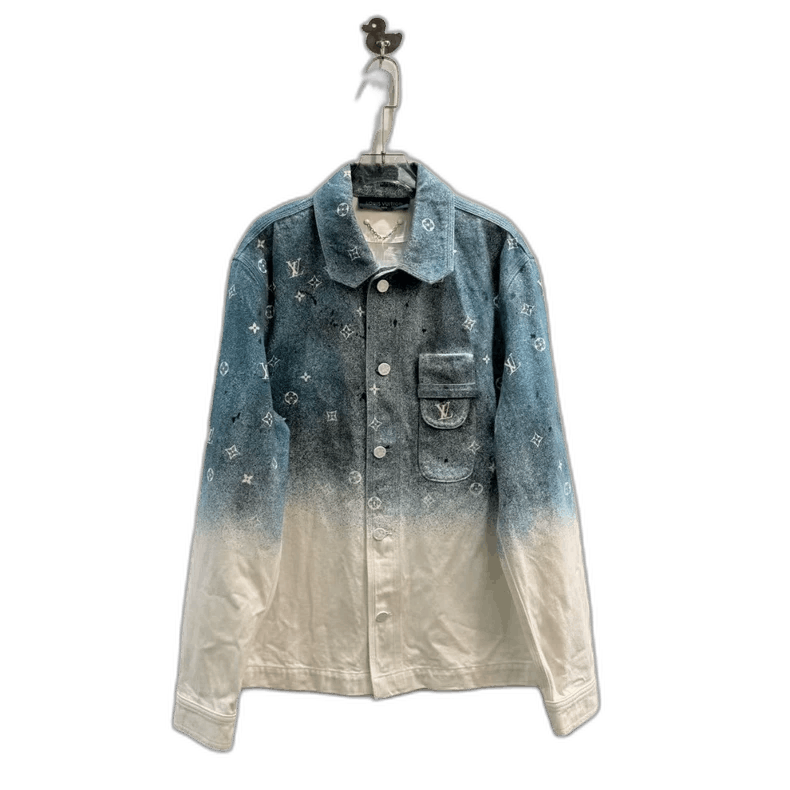 Louis Vuitton LV Louis Vuitton Gradient Denim Jacket-yf Size US S / EU 44-46 / 1 - 1 Thumbnail