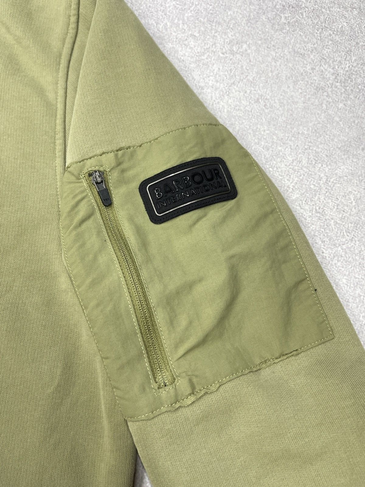 Barbour Mens Barbour International Ewan Hoodie Olive Size US XL / EU 56 / 4 - 6 Thumbnail