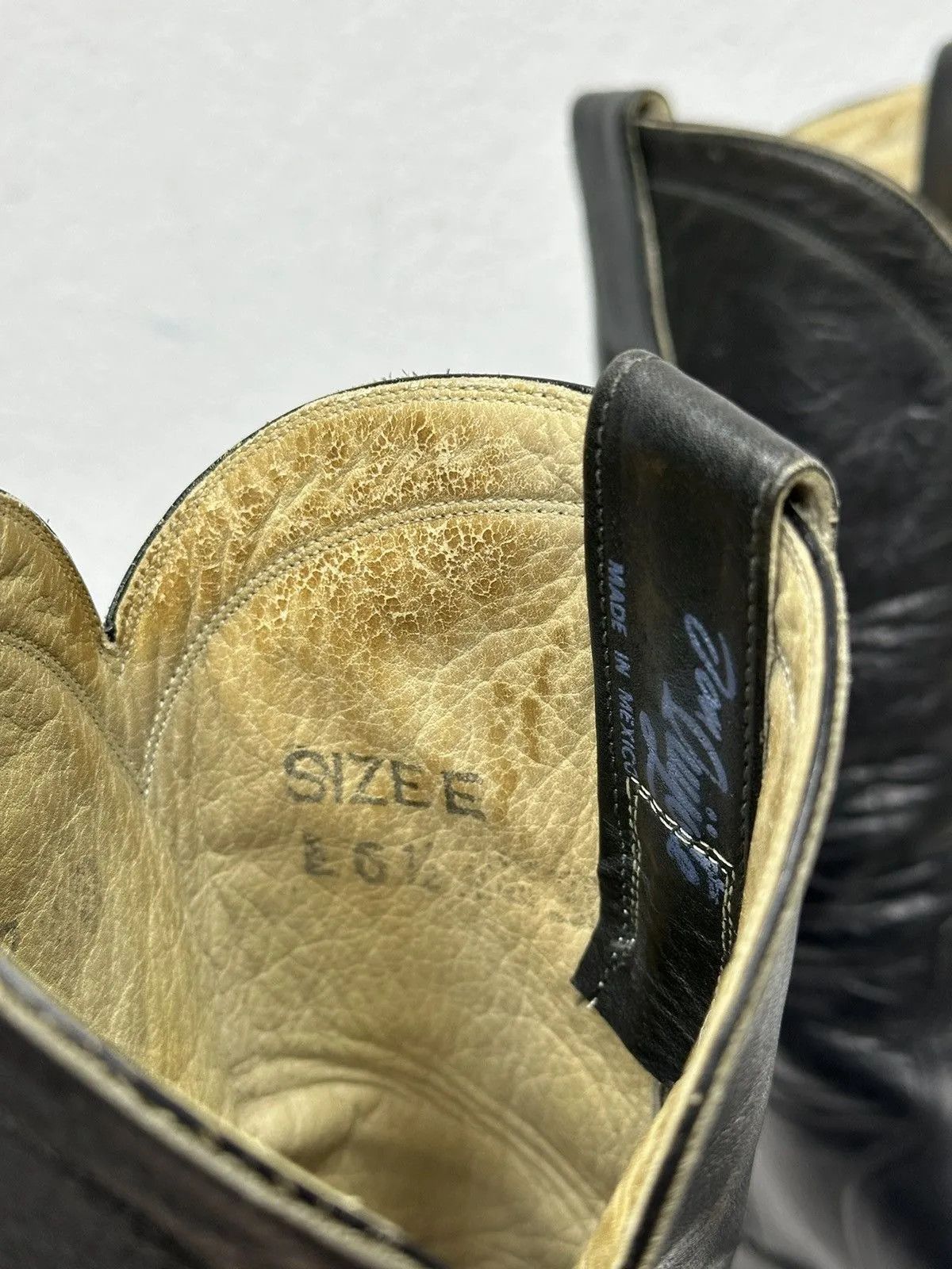 Hedi Slimane Vintage High Heels Leather Boots Knee Y2k Avantgarde Rare Size US 9 / IT 39 - 10 Thumbnail