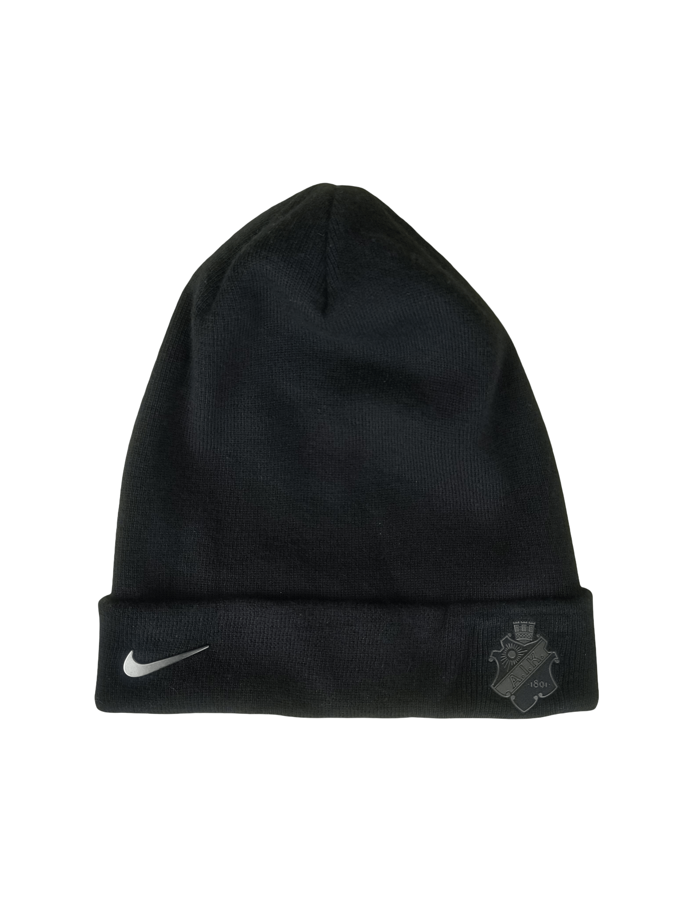 Nike Nike AIK Fotboll Stockholm Official Team Beanie Hat Size ONE SIZE - 1 Thumbnail