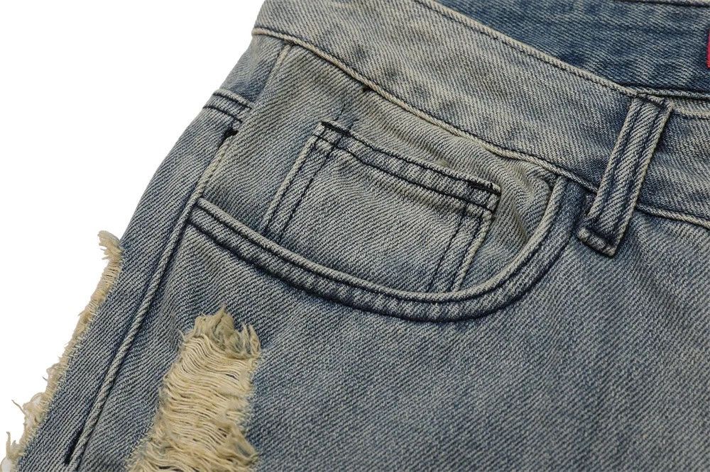 Designer × Vintage Ripped grunge flared damaged distressed washed jeans Size US 32 / EU 48 - 6 Thumbnail