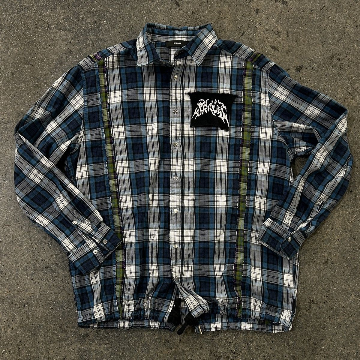Diesel Diesel Reconstructed Plaid Work Jacket Size US L / EU 52-54 / 3 - 1 Thumbnail