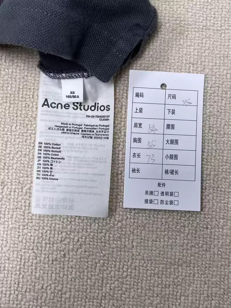 Acne Studios Acne Studios Embroidered logo letter round neck loose fit Size US XS / EU 42 / 0 - 5 Thumbnail