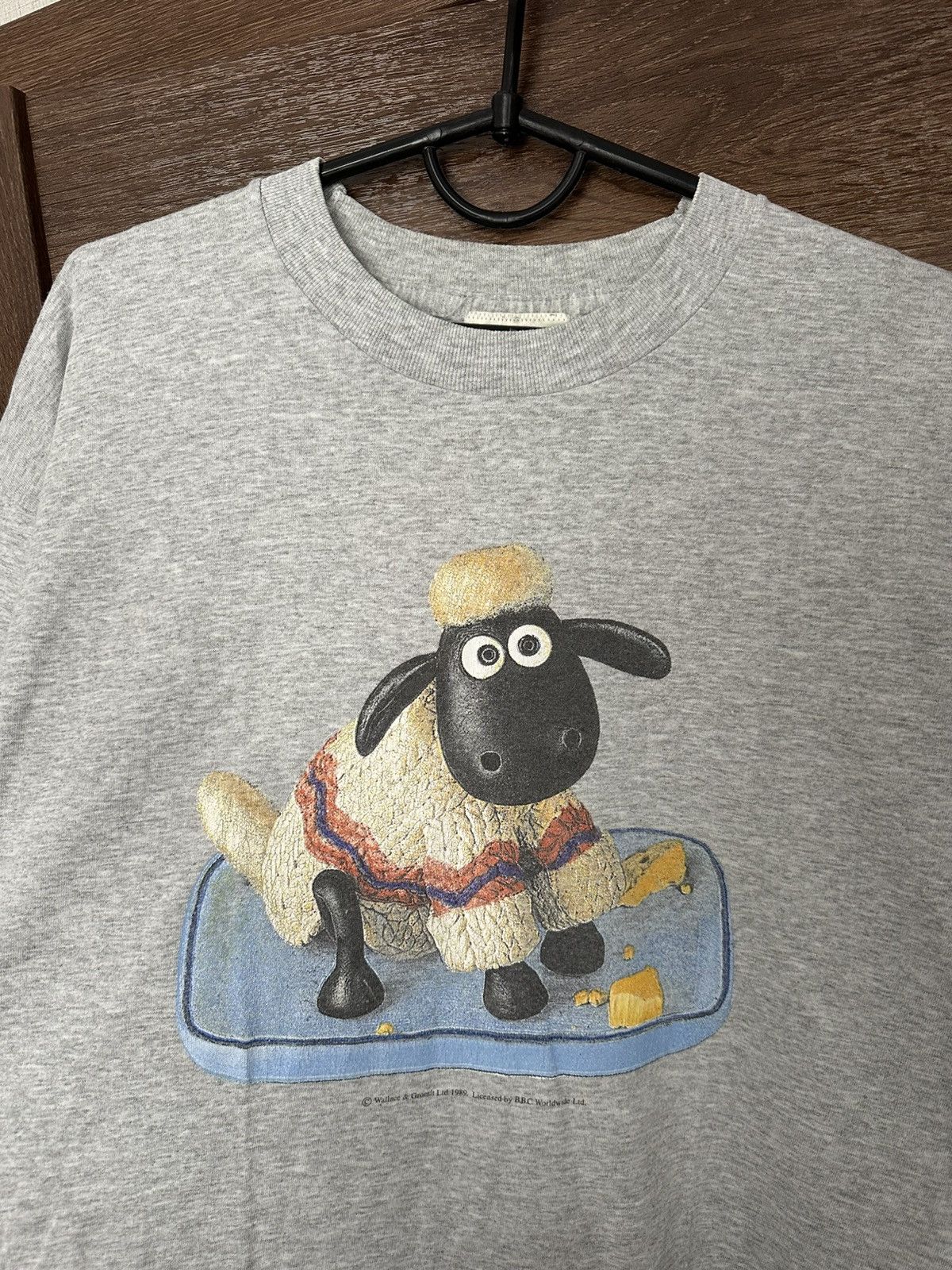 Vintage 1989 Wallace & Gromit Movie Vintage T-Shirt Tee Size US L / EU 52-54 / 3 - 6 Thumbnail