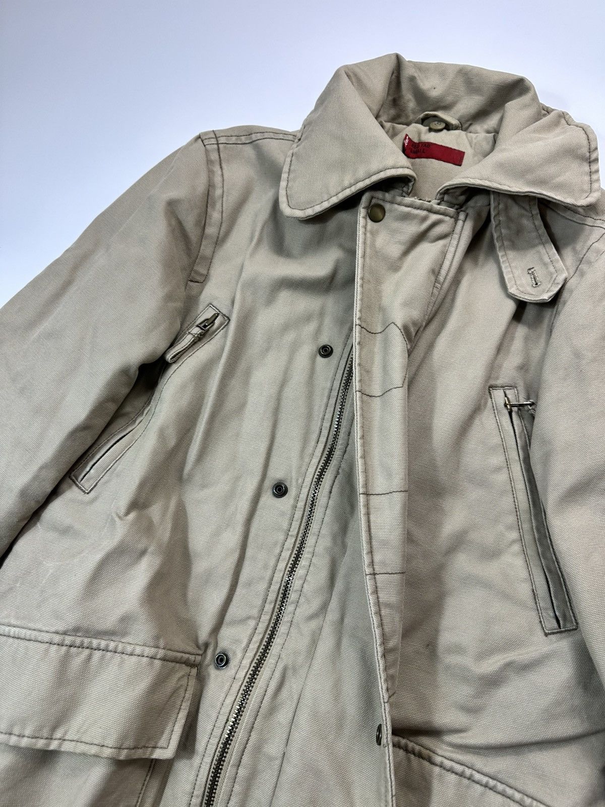 Levi's LEVIS Red Tab Long Jacket Beige Men's Size US M / EU 48-50 / 2 - 9 Thumbnail