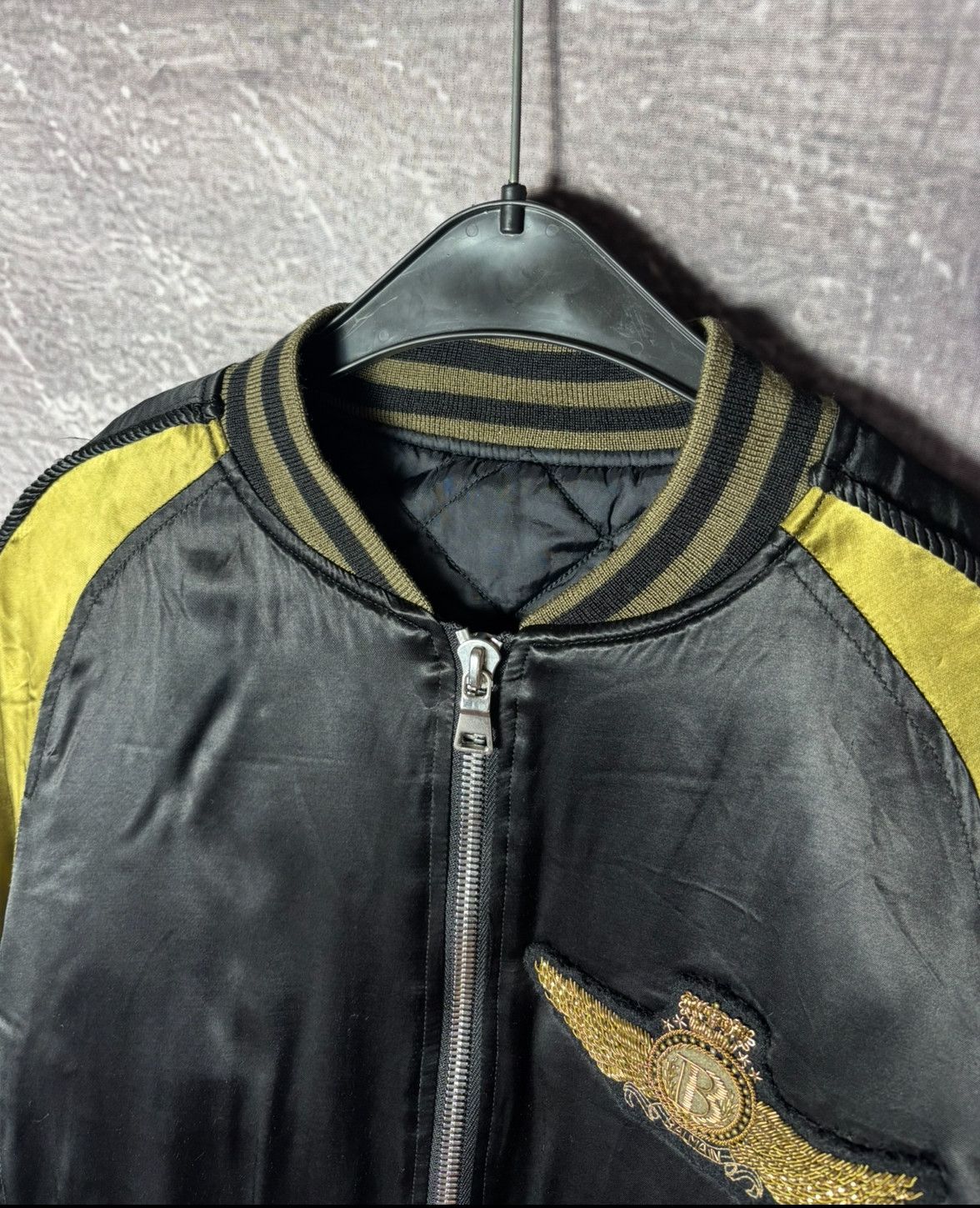 Balmain Embellished Stain Bomber Jacket Japan Made Size US S / EU 44-46 / 1 - 6 Thumbnail