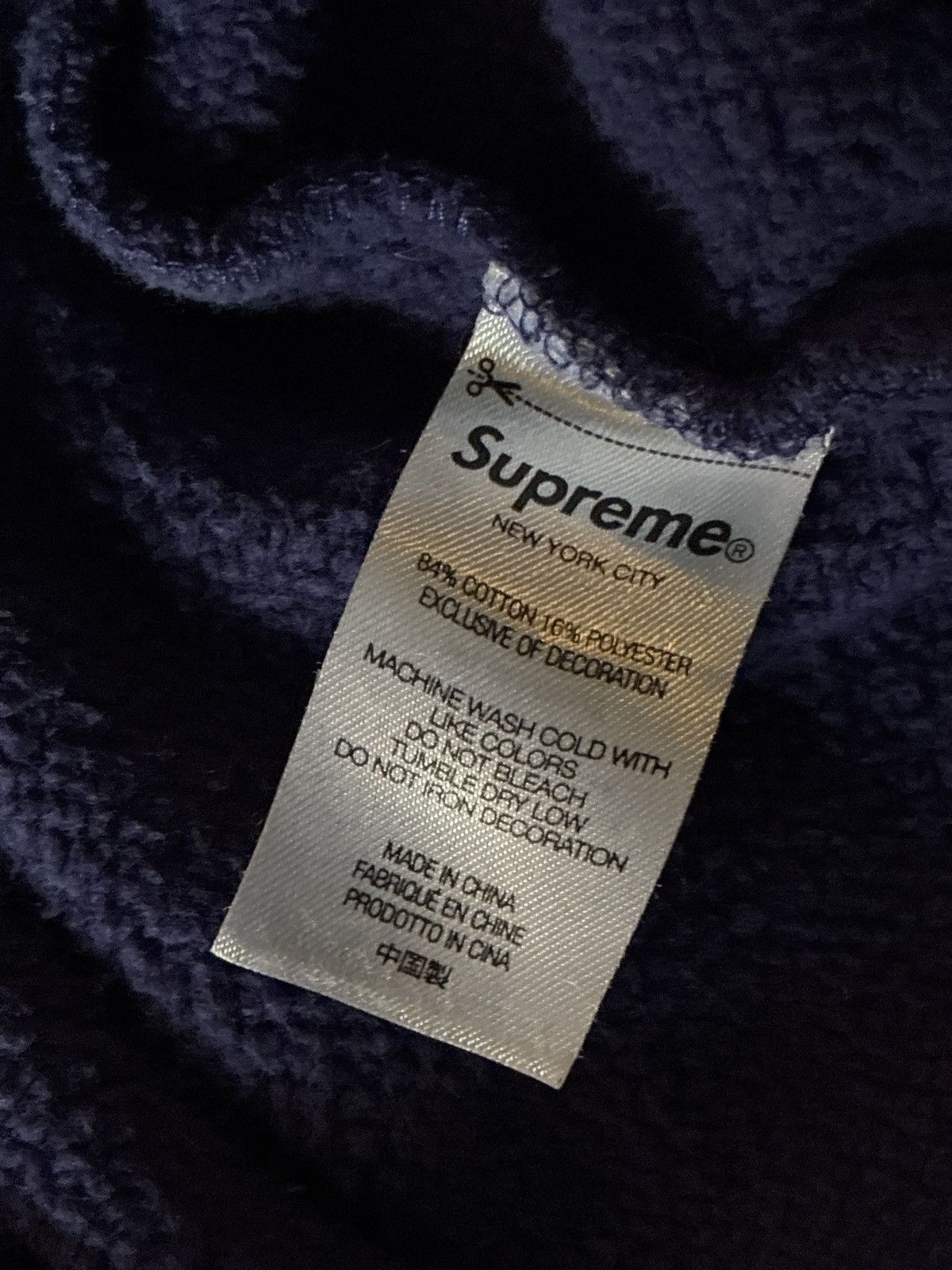 Double-S Crest crewneck