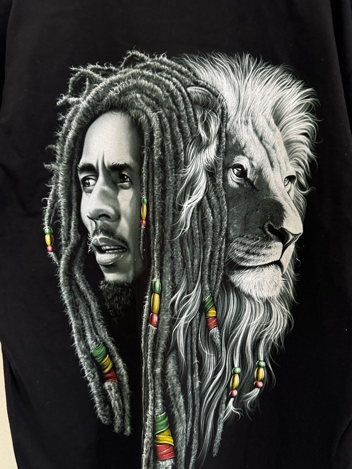 Band Tees × Bob Marley Vintage 2004 Bob Marley Lion Rasta Rap Tee Size US XL / EU 56 / 4 - 6 Thumbnail