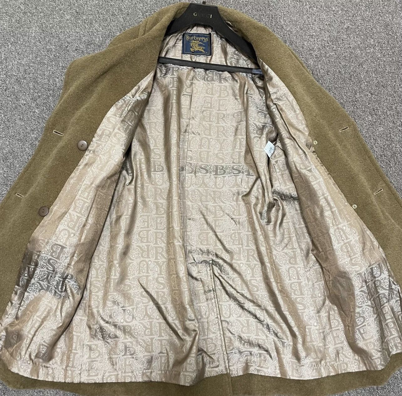 Burberry × Vintage Burberry Vintage Alpaca Wool Coat Size M / US 6-8 / IT 42-44 - 6 Thumbnail