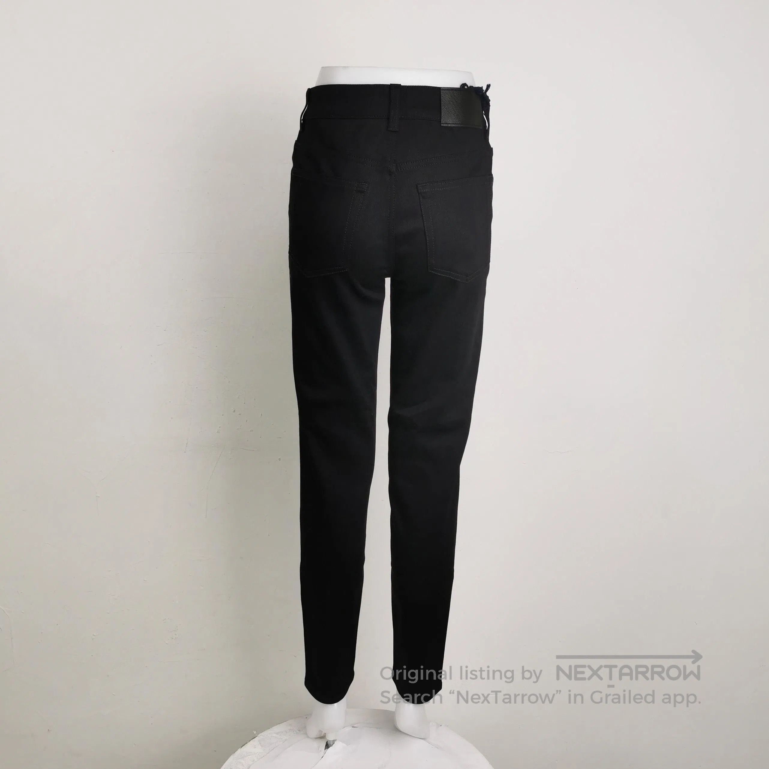 Prada Prada Black Cotton Long Pants Size 25 . Size 25" / US 0 / IT 36 - 2 Thumbnail