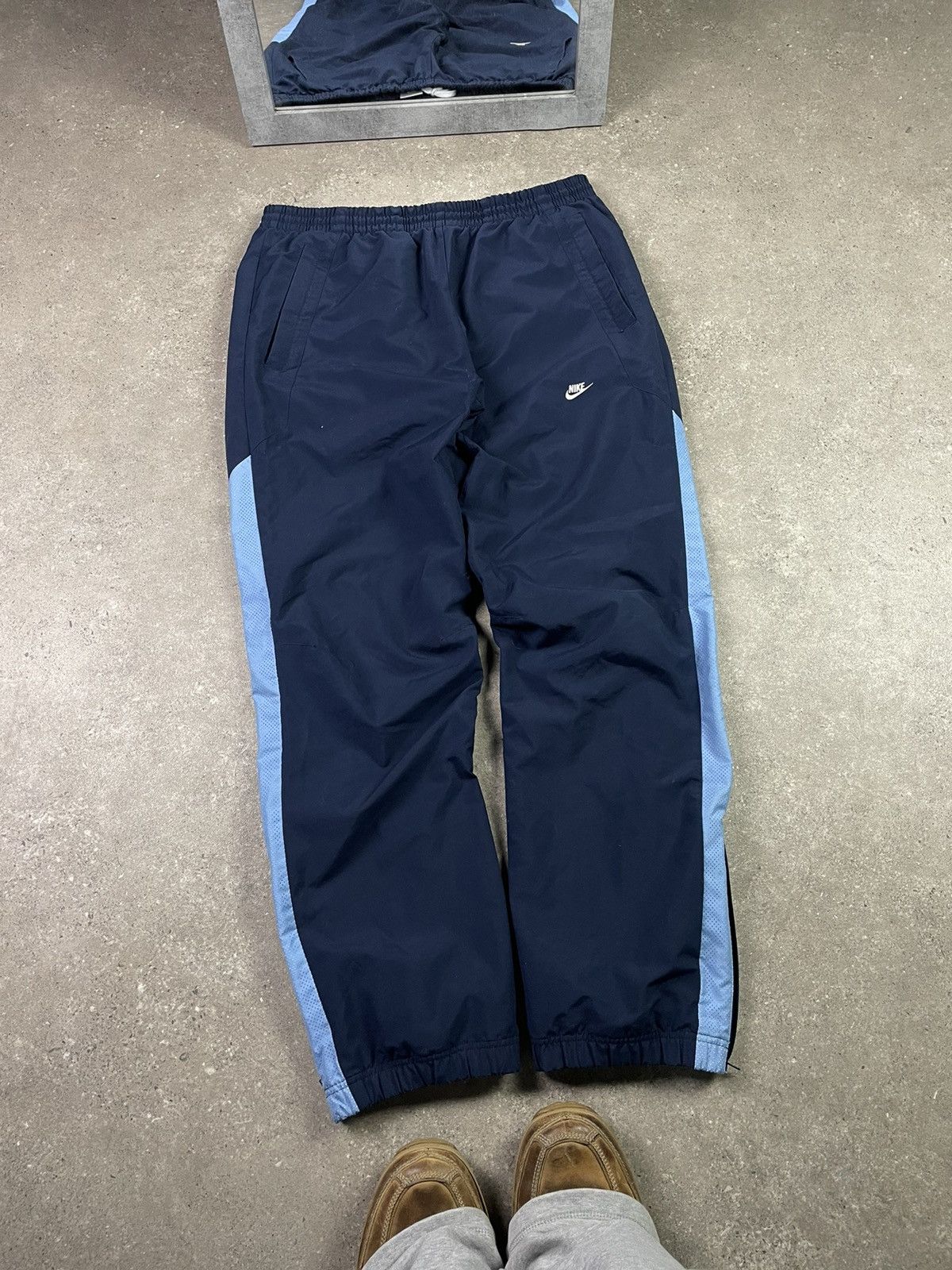 Nike × Vintage Vintage Y2K Nike Parachute Track Nylon Pants Size US 36 / EU 52 - 1 Thumbnail