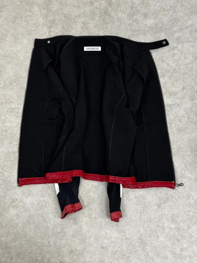 Dirk Bikkembergs 2000s Dirk Bikkembergs Mondrian Leather Color-Block Biker Leather Jacket Size US M / EU 48-50 / 2 - 7 Thumbnail