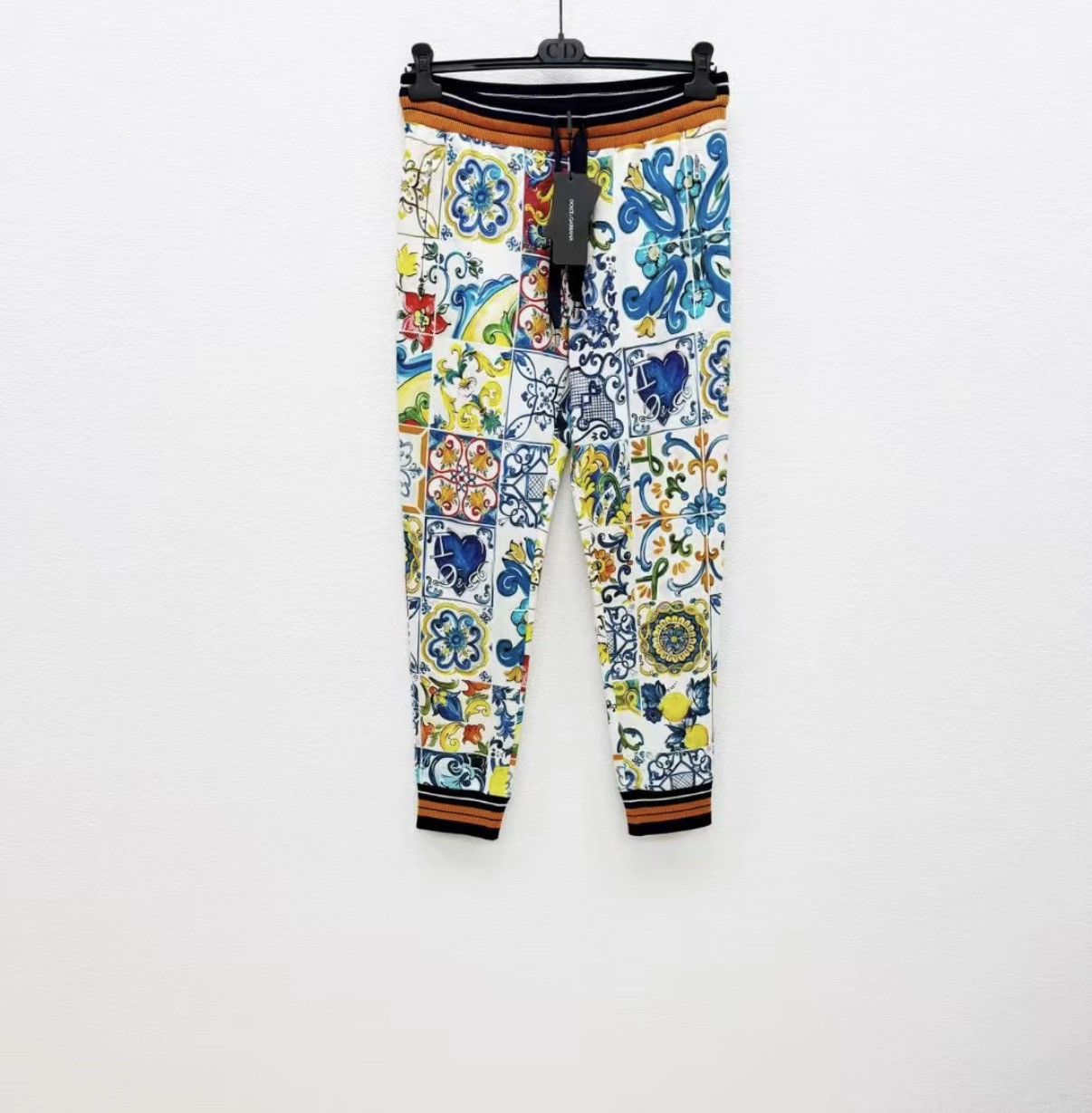 Dolce & Gabbana Dolce & Gabbana 100% Cotton Drawstring Sweatpants J30 Size US 32 / EU 48 - 1 Thumbnail