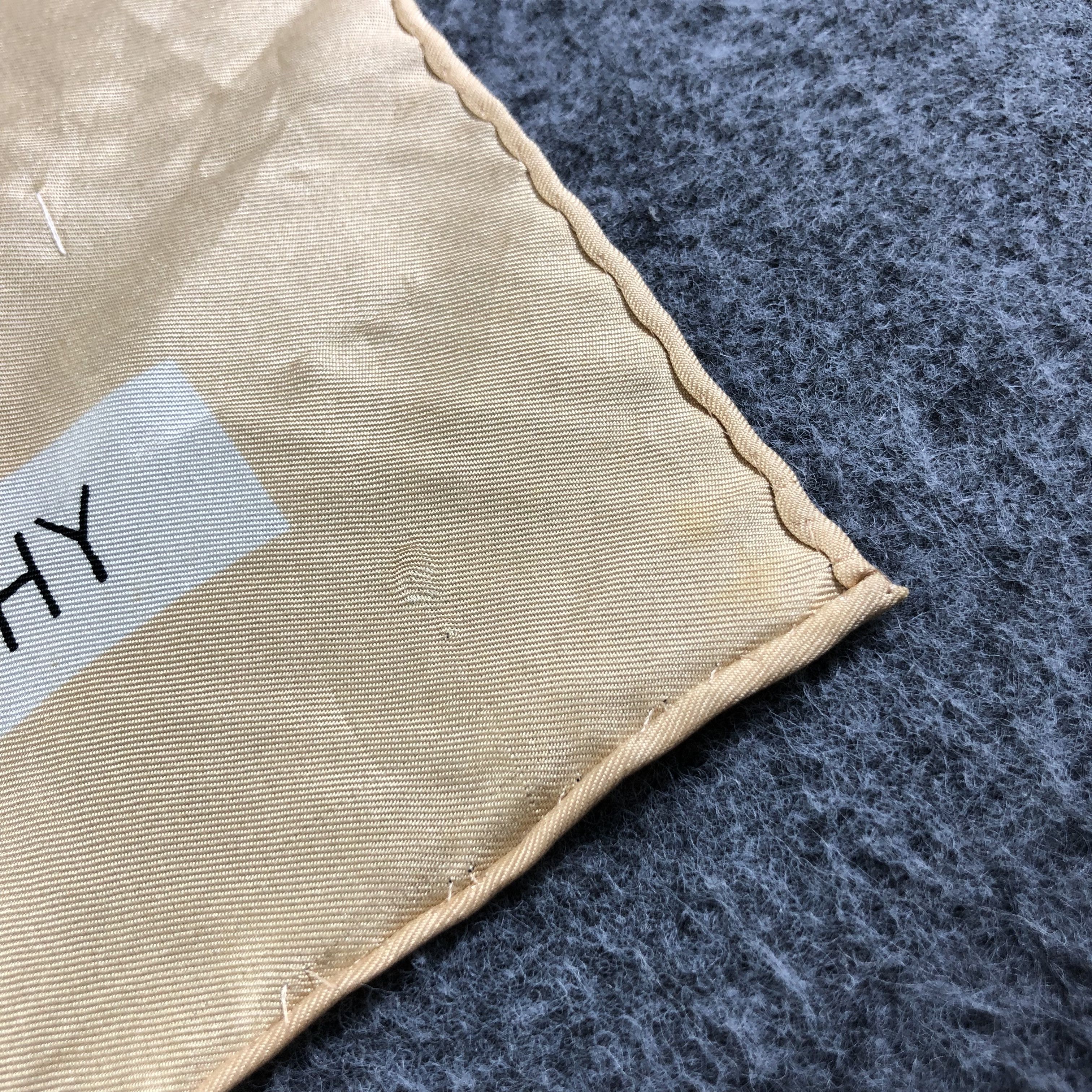 Givenchy Vintage Givenchy Plain Silk Scarf M465 Size ONE SIZE - 8 Thumbnail