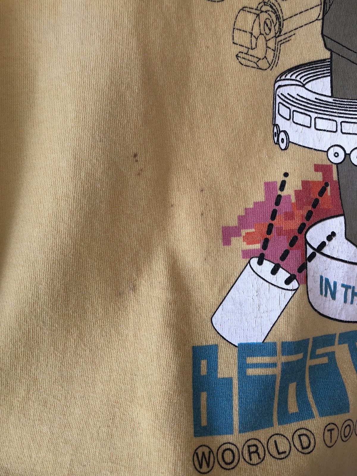Band Tees × Rap Tees × Vintage Vintage 90s BEASTIE BOYS World Tour Hip Hop Size US L / EU 52-54 / 3 - 9 Thumbnail