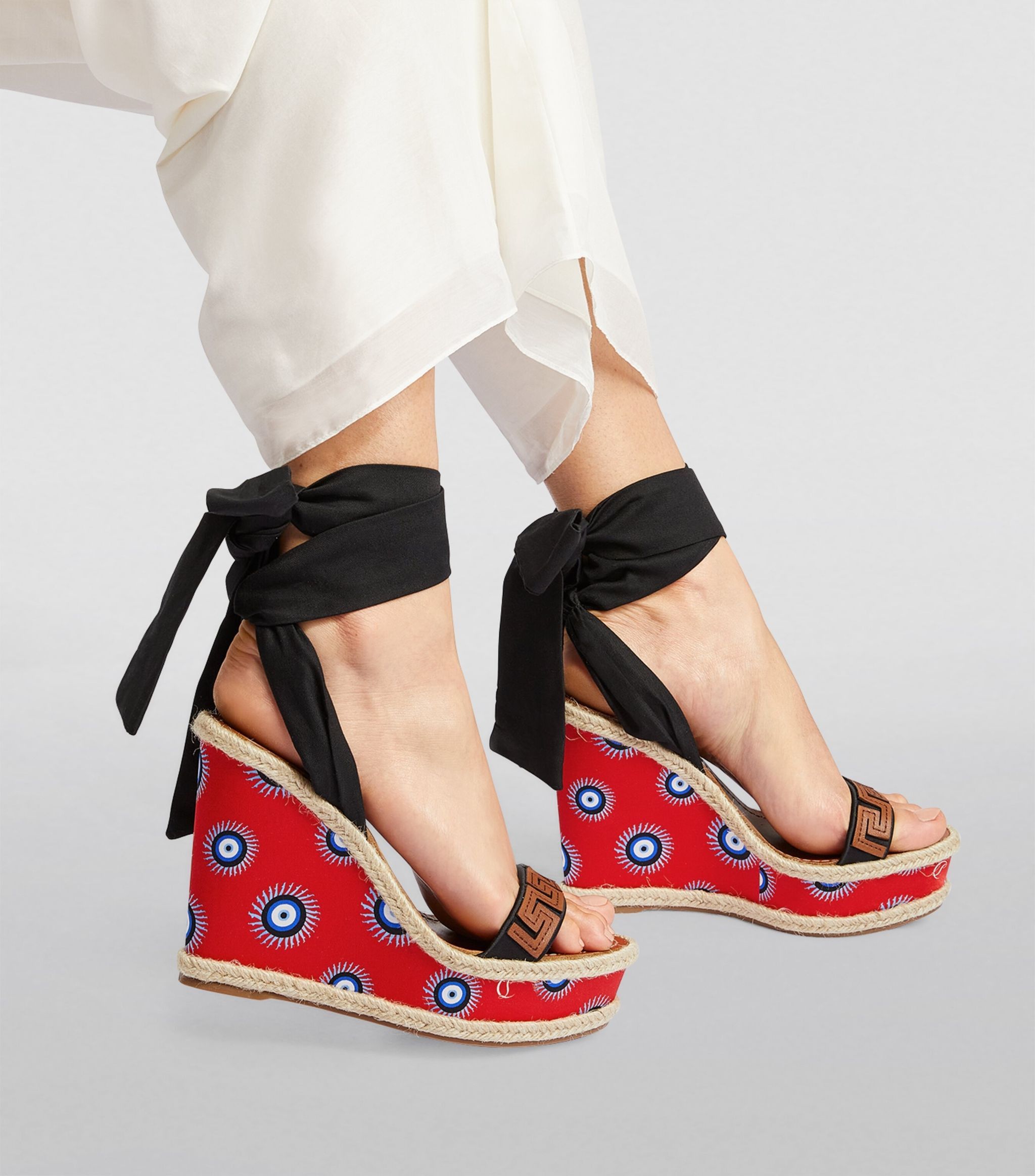 Christian Louboutin CHRISTIAN LOUBOUTIN Athina Cyclades espadrille sandals 11 Size US 11 / IT 41 - 3 Thumbnail