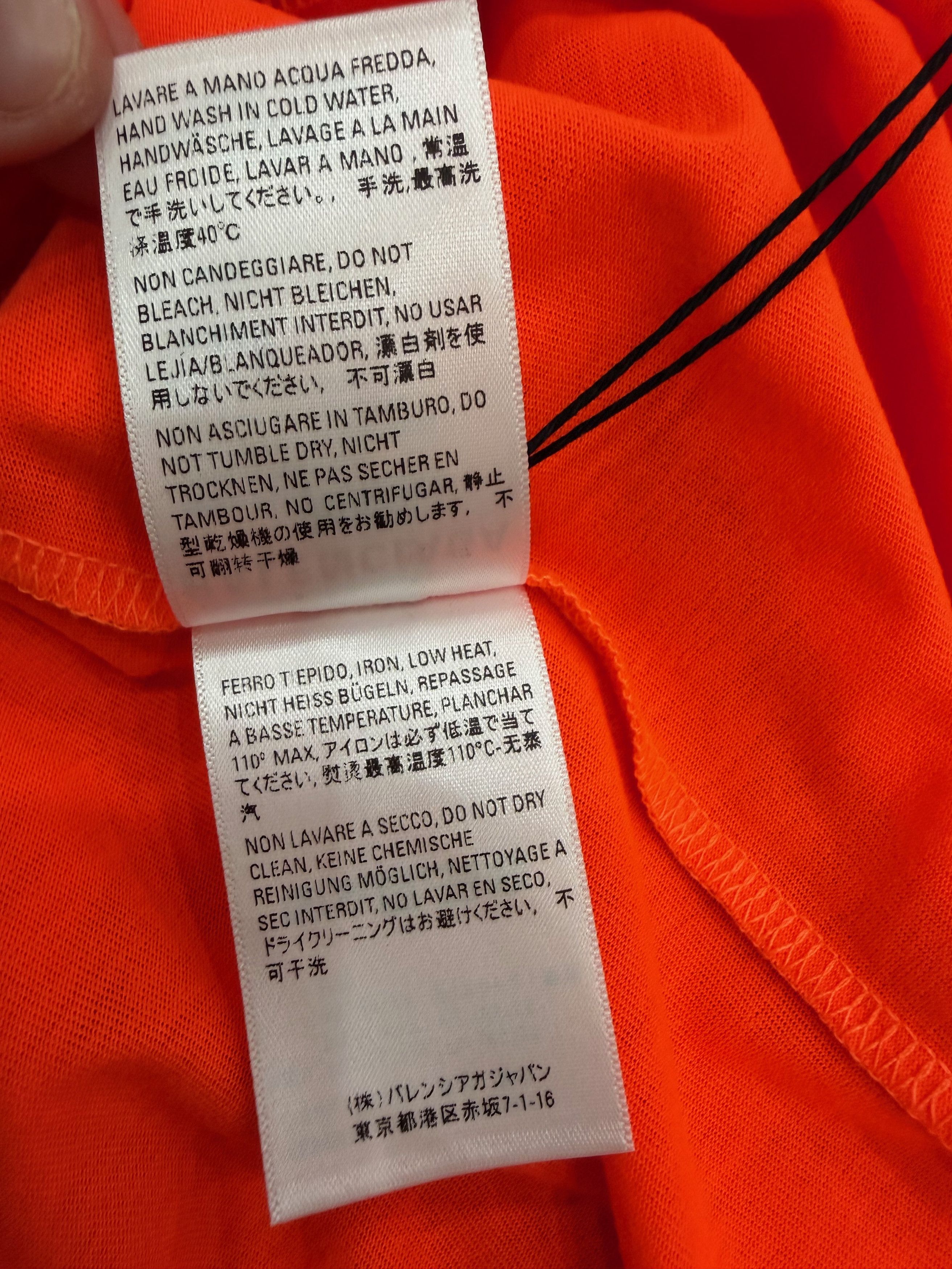 Balenciaga Wardrobe Unisex Political Campaign Logo Neon T-Shirt Small Size S / US 4 / IT 40 - 14 Thumbnail