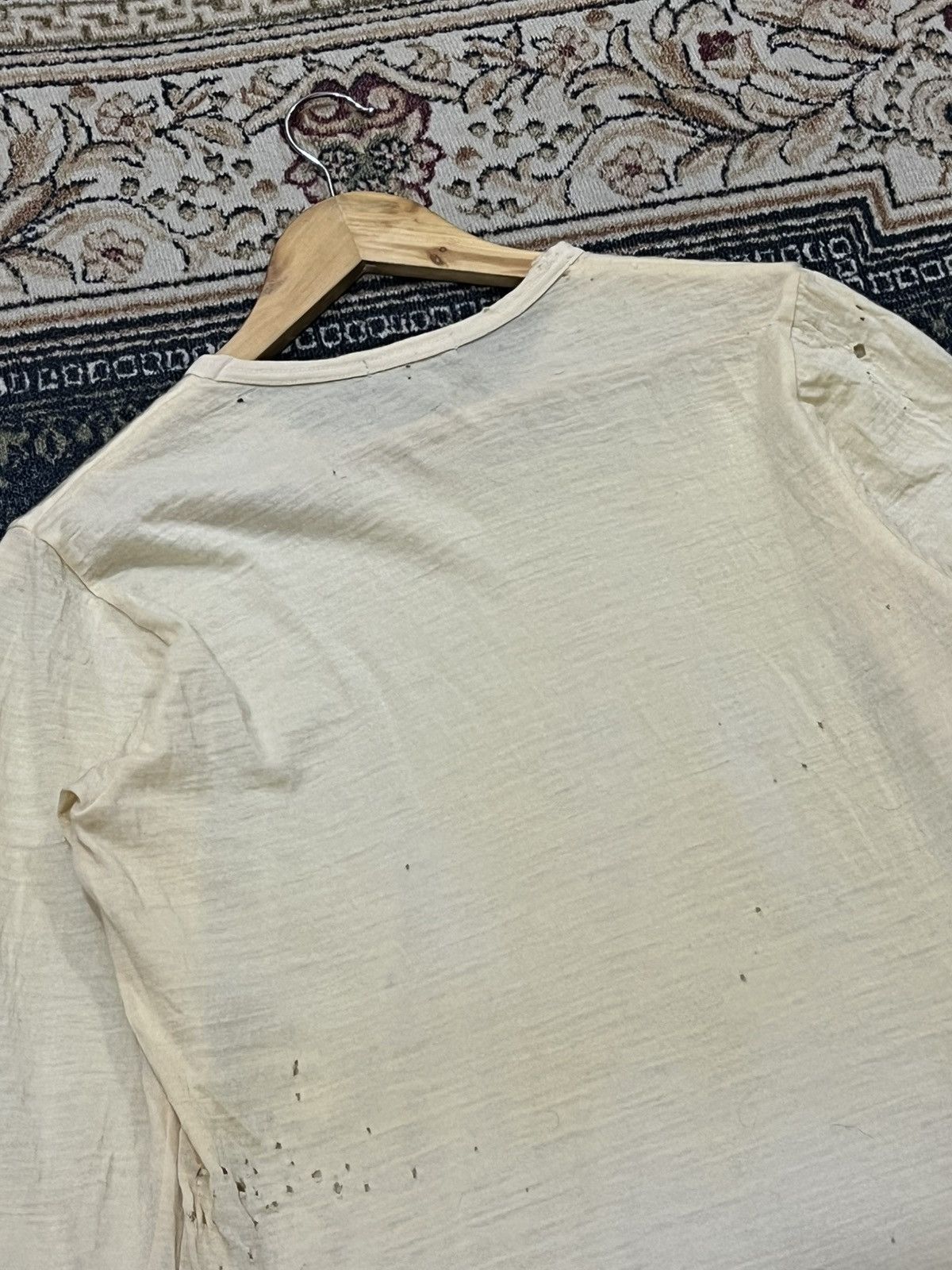 Comme des Garcons × Japanese Brand Comme des Garcons Tricot Distress Assymetric Shirt Size M / US 6-8 / IT 42-44 - 8 Thumbnail