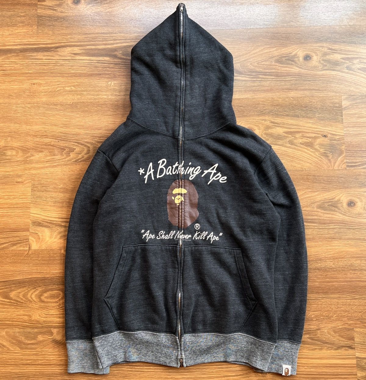 Rare Vintage Y2K Classics Bape Head 2008 Zip Up Hoodie