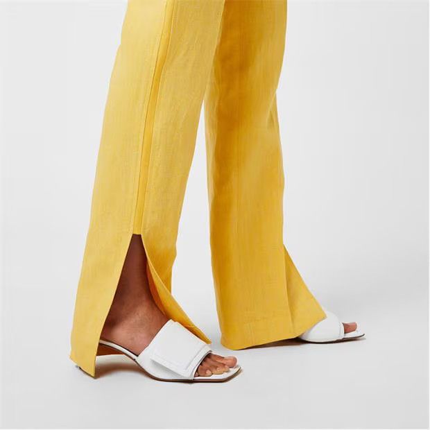 Jacquemus o1g2r1mq1024 Trousers in Yellow Size 27" / US 4 / IT 40 - 3 Thumbnail