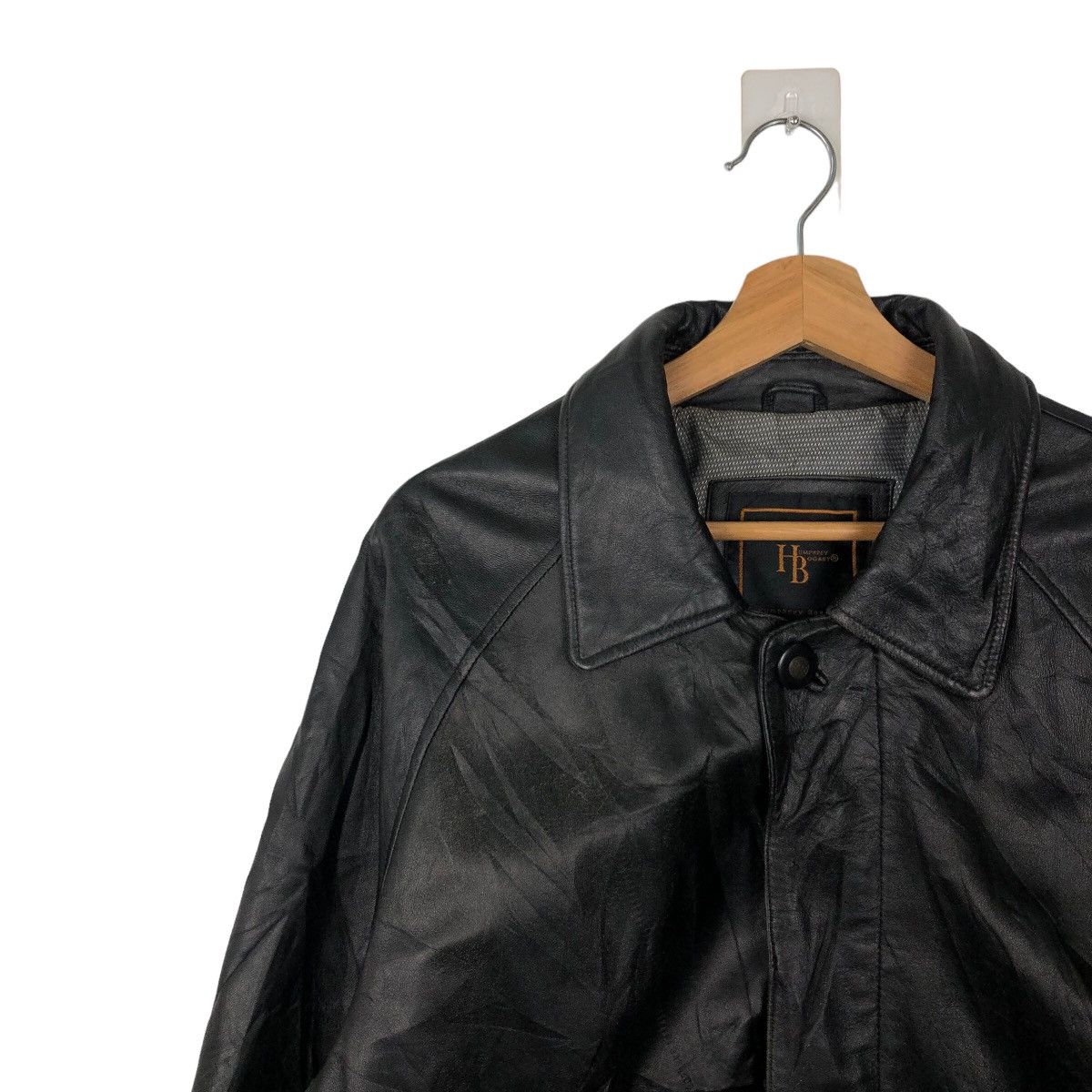 VINTAGE SOFT LEATHER LONG JACKET HUMPHREY BOGART JAPAN
