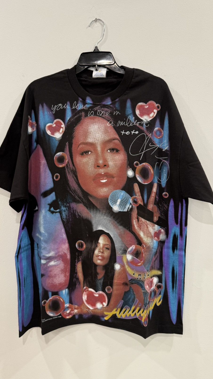 Backstock Co Aaliyah Double Sided Music Rap Tee Size XL
