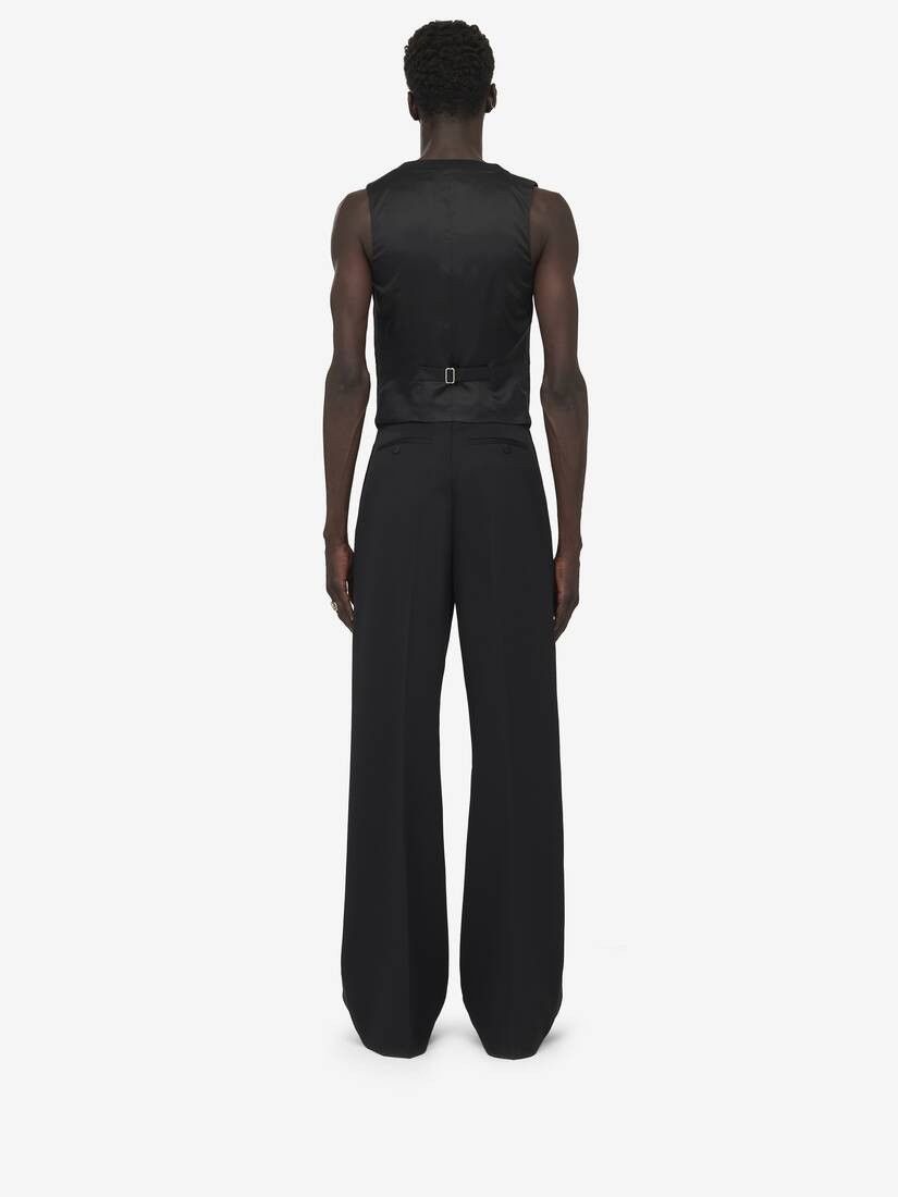 Alexander McQueen o1w1db10725 Twisted Seam Waistcoat in Black Size US M / EU 48-50 / 2 - 4 Thumbnail