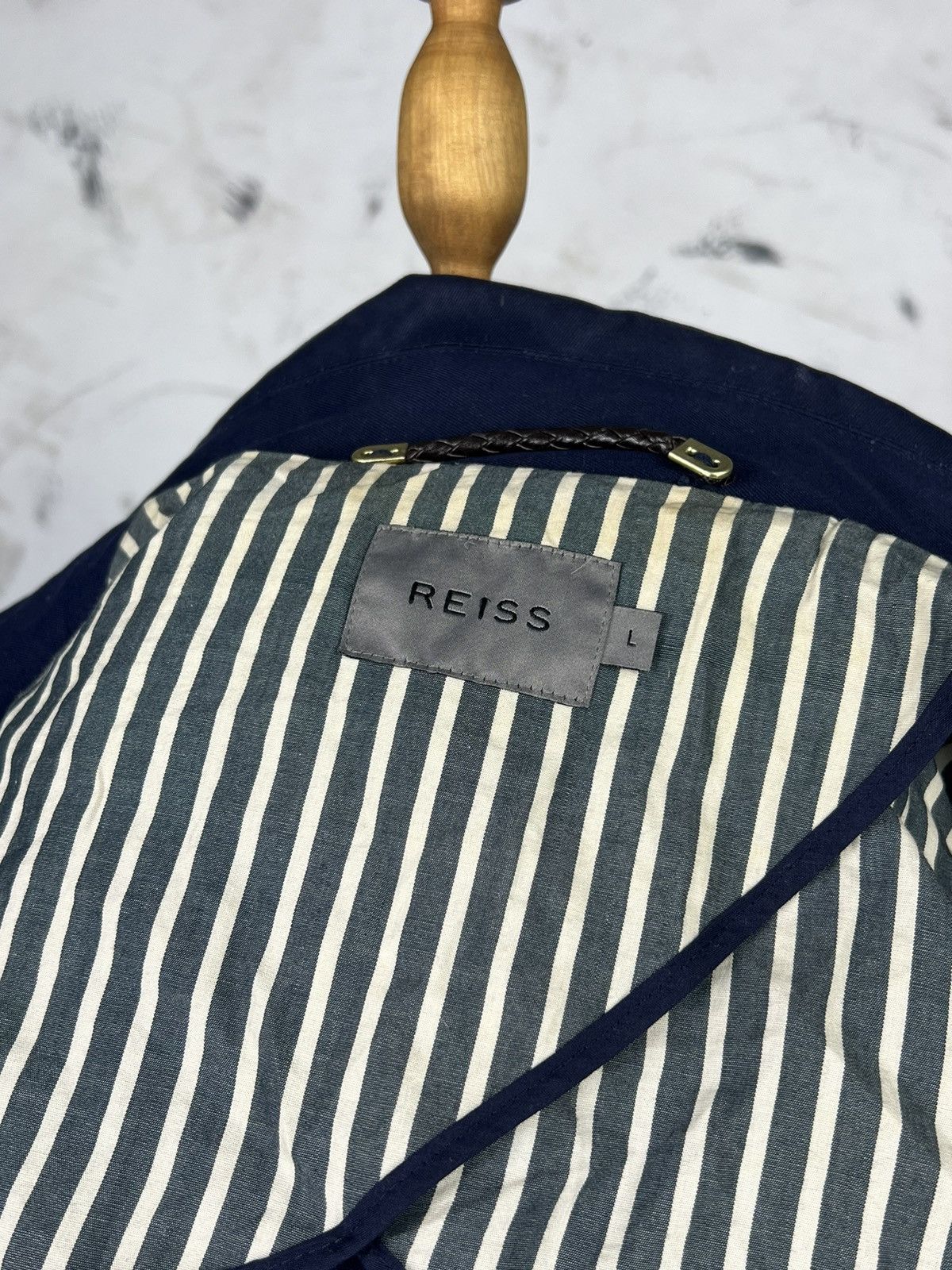 Reiss Vintage Reiss Trench Coat Jacket Size L Size US L / EU 52-54 / 3 - 6 Thumbnail