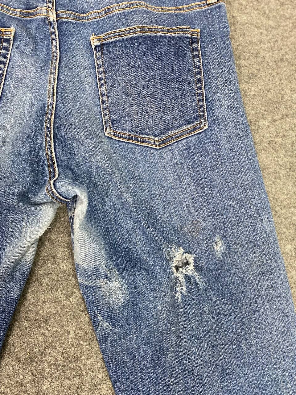 Japanese Brand indivi japanese brand skinny distressed denim Size 34" / US 12 / IT 48 - 3 Thumbnail
