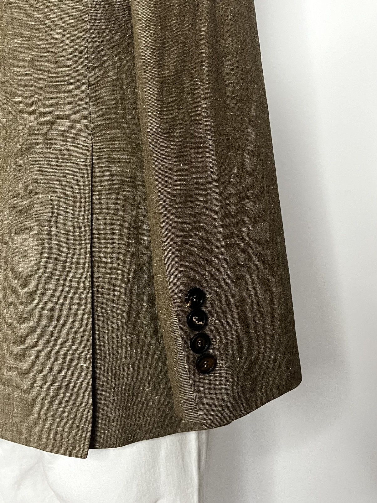 Brunello Cucinelli Italian premium brand jacket made of virgin wool and linen Size M / US 6-8 / IT 42-44 - 5 Thumbnail