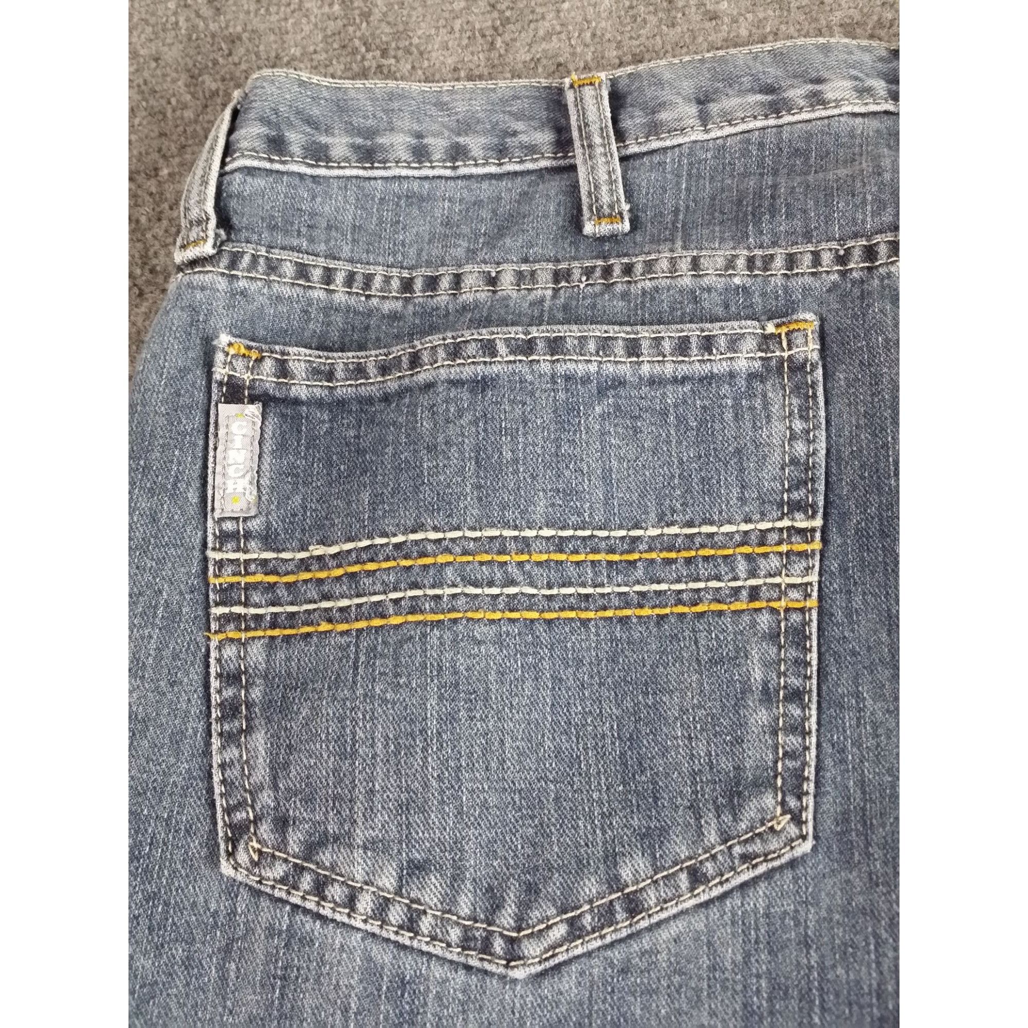 CINCH Cinch Silver Label Jeans Men Sz 36X32 Blue Denim Western Wor Size US 36 / EU 52 - 7 Thumbnail