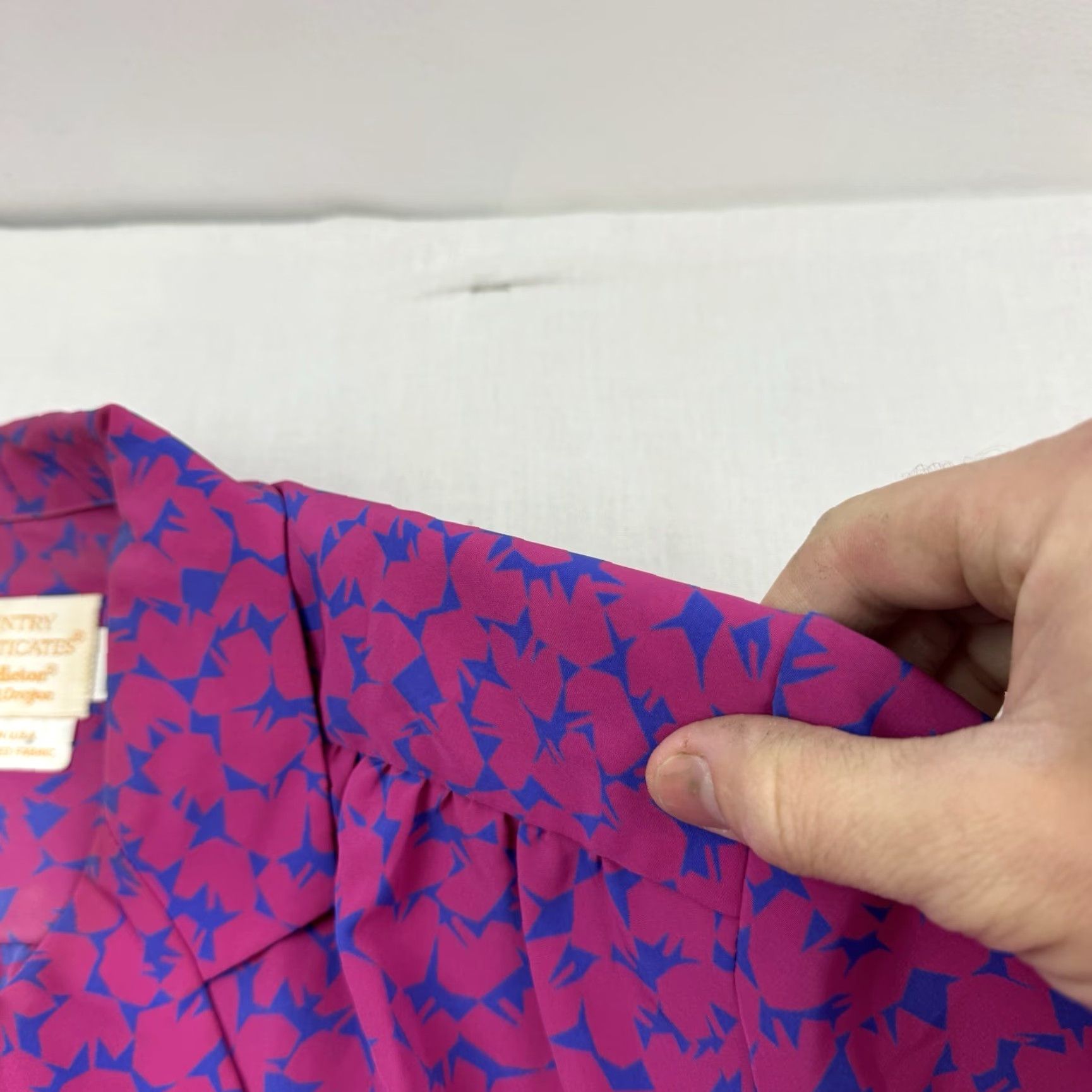 Pendleton VINTAGE Pendleton Button-Up Shirt Womens 14 Pink Geometric 90s Classic Womens Size XL / US 12-14 / IT 48-50 - 5 Thumbnail
