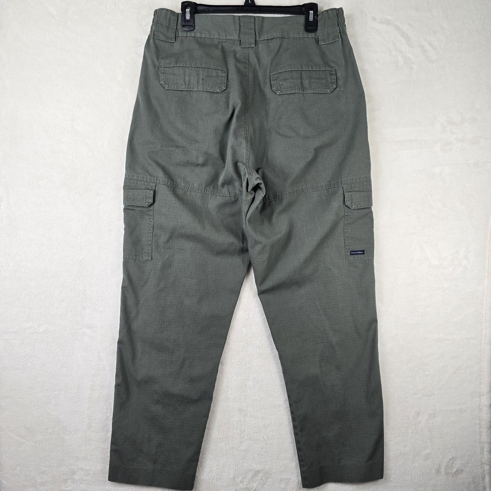Other Vintage First Class Green Cargo Ripstop Pants Mens 38 34x31 Size US 38 / EU 54 - 6 Thumbnail