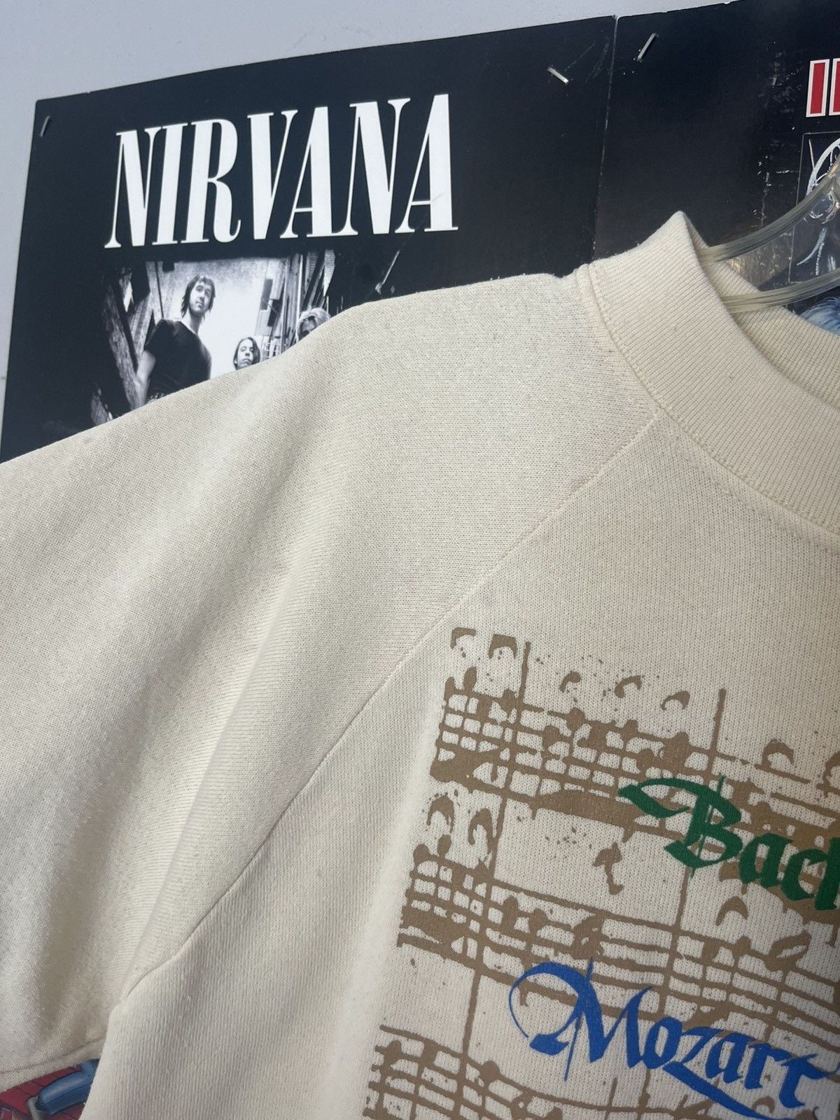 Fruit Of The Loom Vintage 90’s 1995 USA Bach , God music religion Sweatshirt Size US XL / EU 56 / 4 - 5 Thumbnail