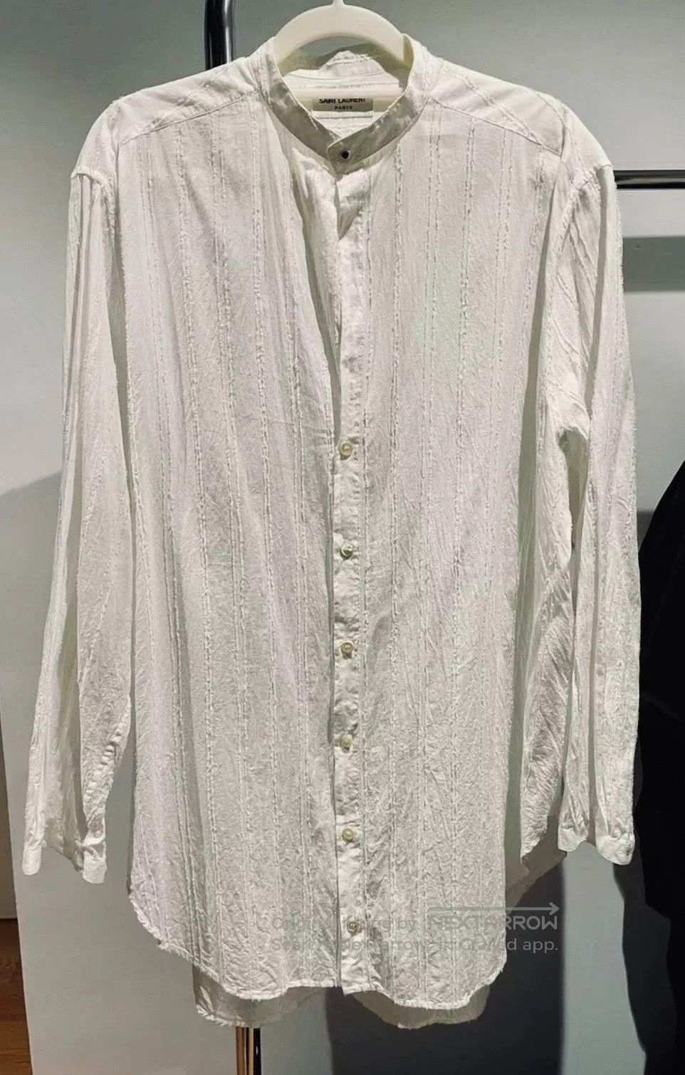 Yves Saint Laurent Saint Laurent White Pullover Shirt. Size US M / EU 48-50 / 2 - 3 Thumbnail