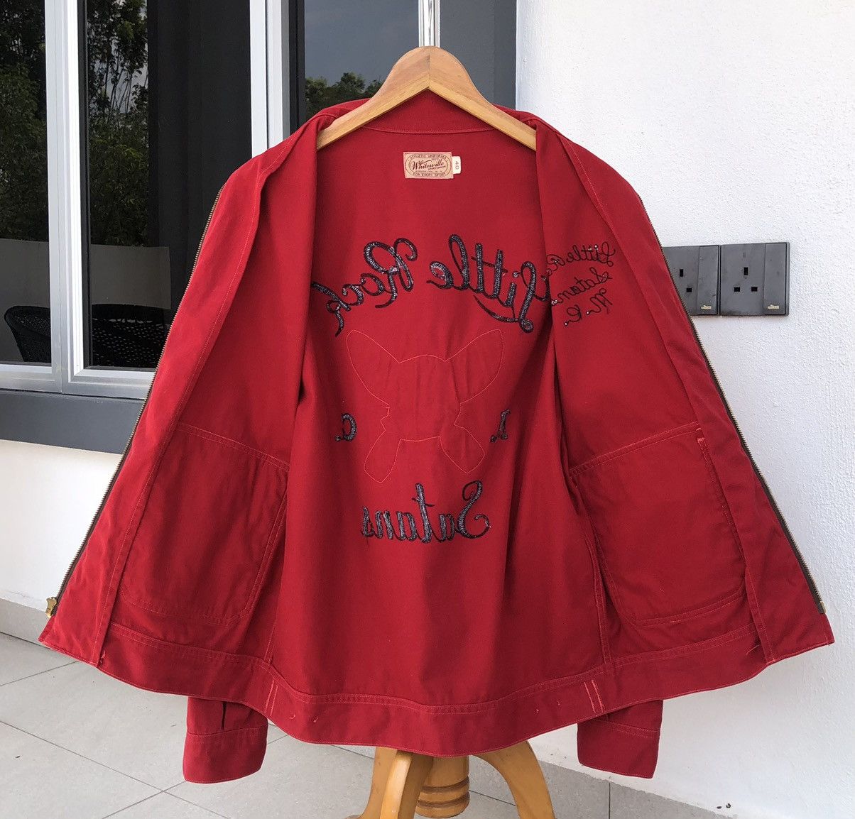 Whitesville VTG Whitesville Skull Head Trucker Jacket By Toyo Enterprise Size US M / EU 48-50 / 2 - 7 Thumbnail