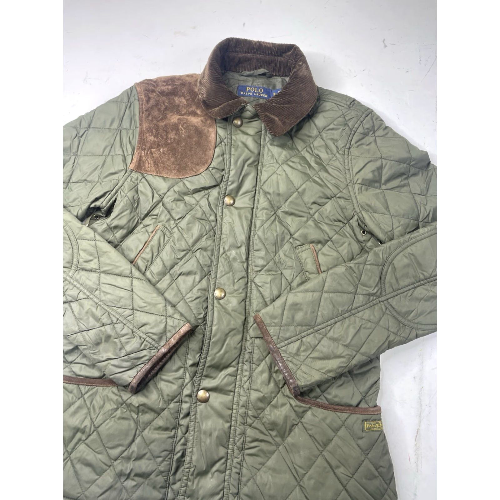 Polo Ralph Lauren Polo Ralph Lauren Womens Green Equestrian Barn Quilt Jacket Hunting Size S Hip Nylon Polyester Quilt Jacket Womens Mens? Size S / US 4 / IT 40 - 2 Thumbnail